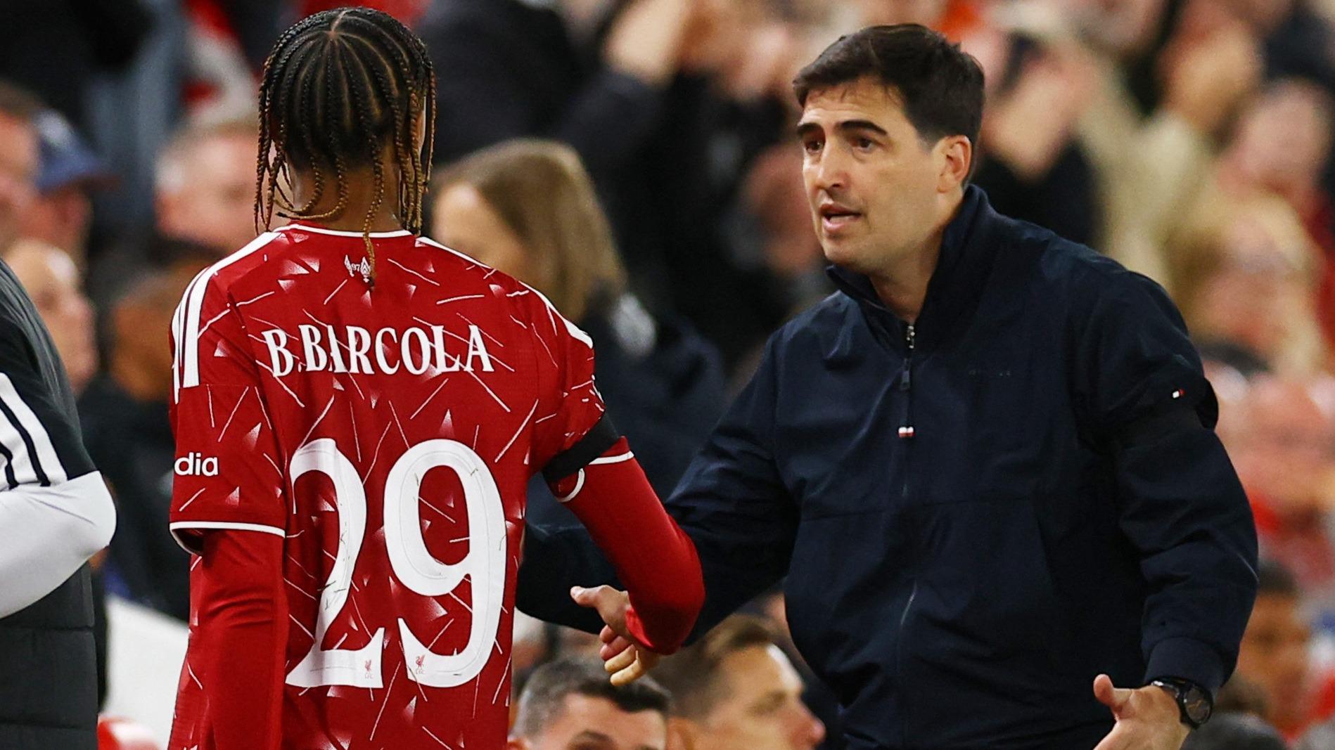 Ligue des champions :«C’est le maximum qu’il pouvait donner», Andoni Iraola rassure après la sortie de Barcola