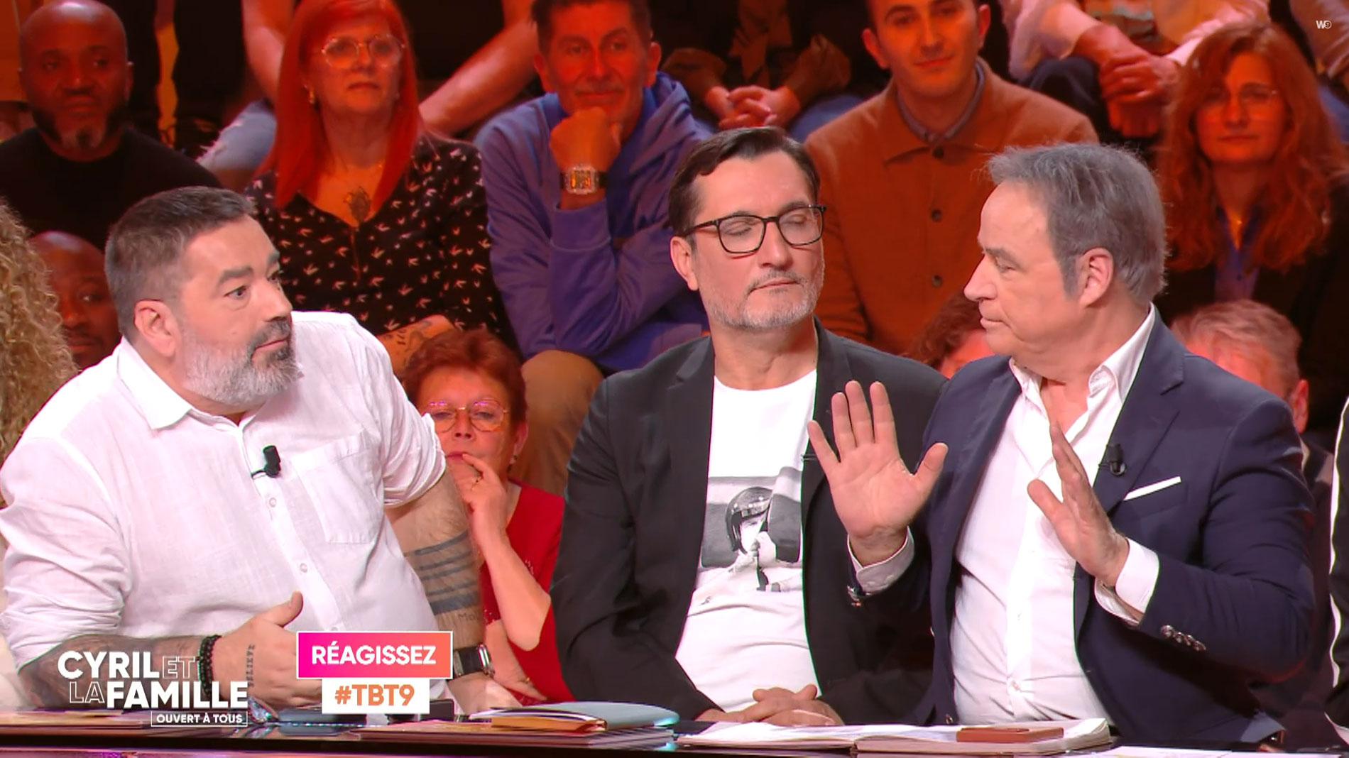 Stéphane Tapie menace Fabien Lecœuvre lors de l'émission 'Tout beau tout n9uf' sur W9 — Divertissement