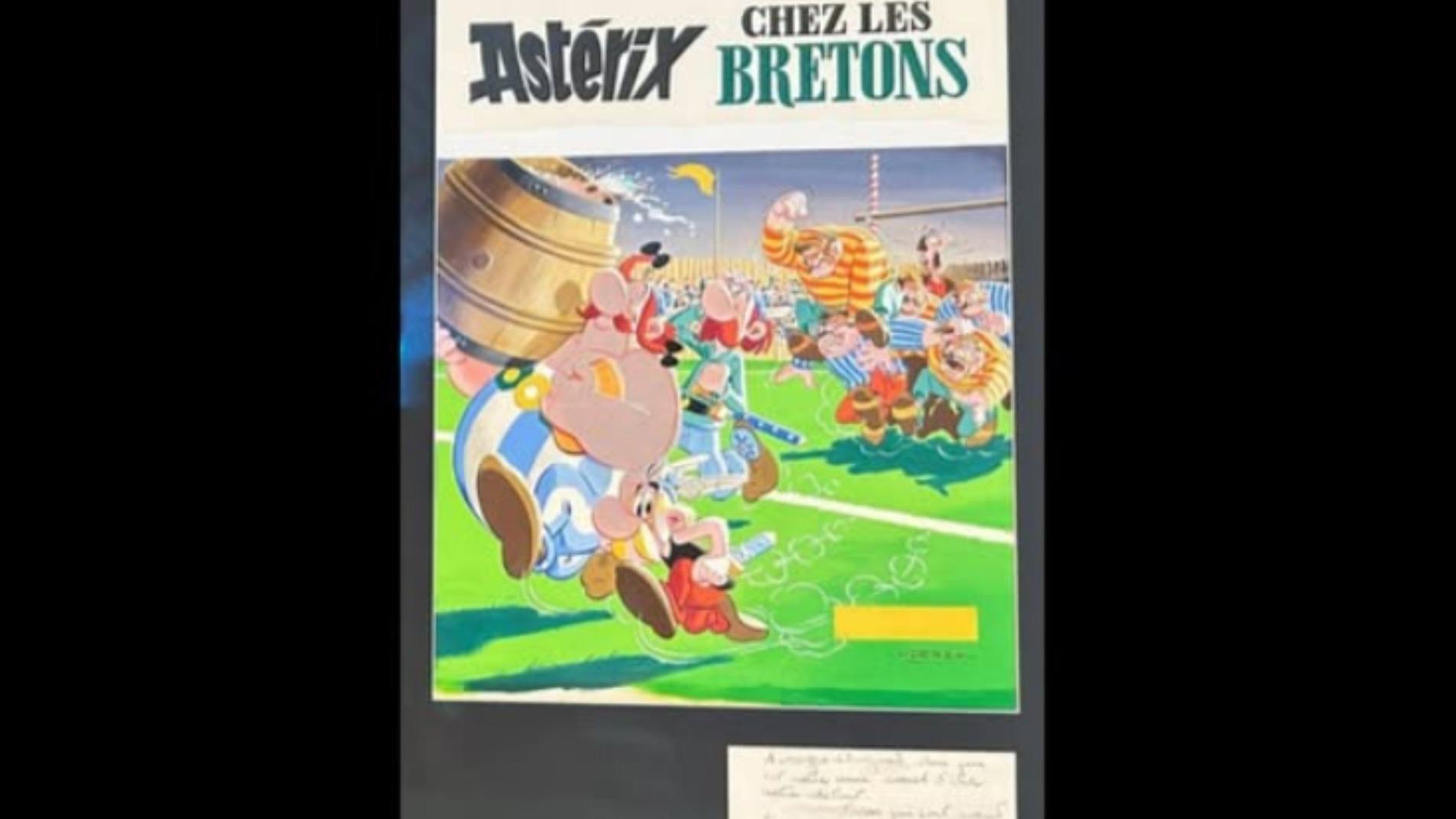 Une couverture originale d’Astérix chez les Bretons s’envole à 1,5 million d’euros aux enchères