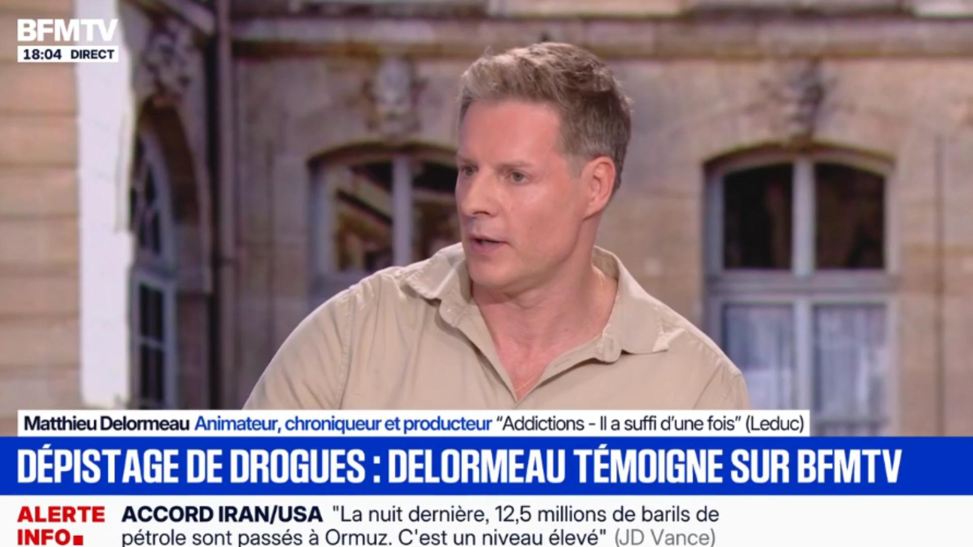 Matthieu Delormeau affirme avoir assisté à des consommations de cocaïne par des hommes politiques lors de soirées — People & Médias