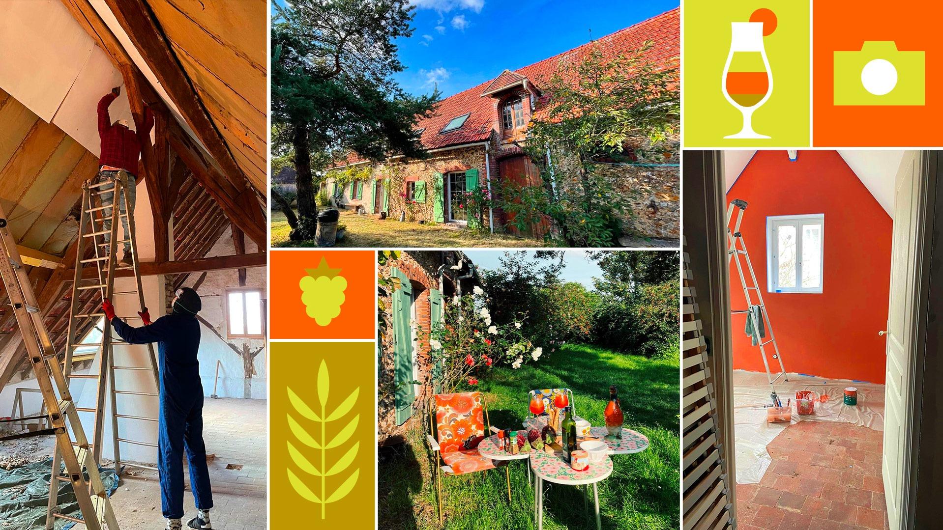 Louise, Michaël et Baptiste ont acheté leur «maison du bonheur» en 2020, entre amis.