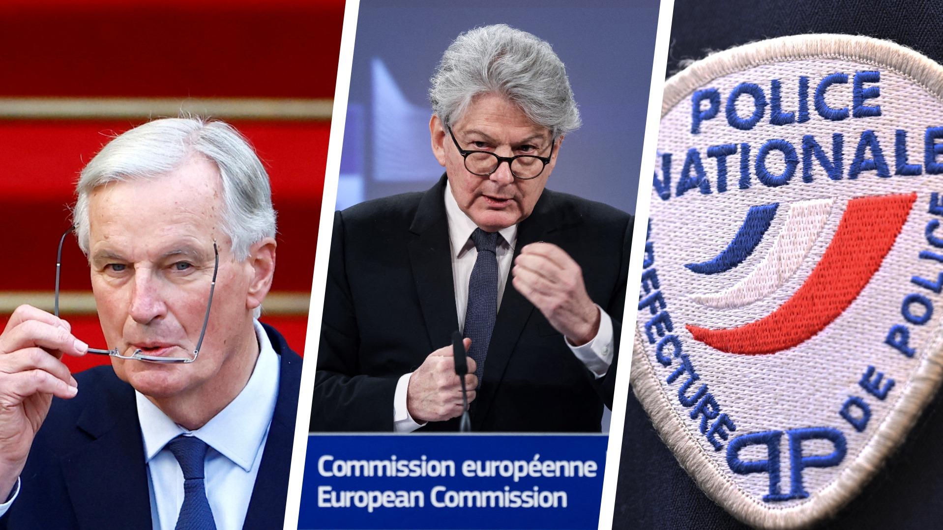 Des Républicains reçus par Barnier, Thierry Breton démissionne de la Commission européenne, enseignante en garde à vue... Les 3 infos à retenir à la mi-journée