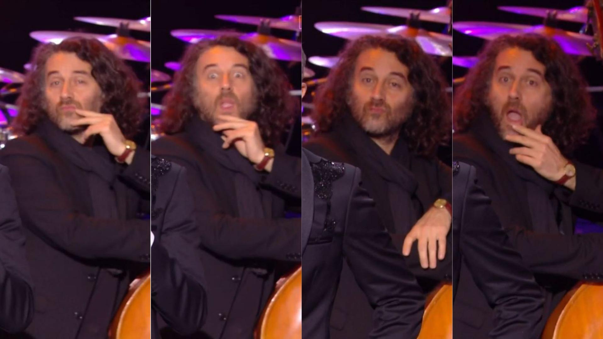 Qui est cette diva ? : duck face et regard séducteur, un musicien de Star Academy fait le show en direct