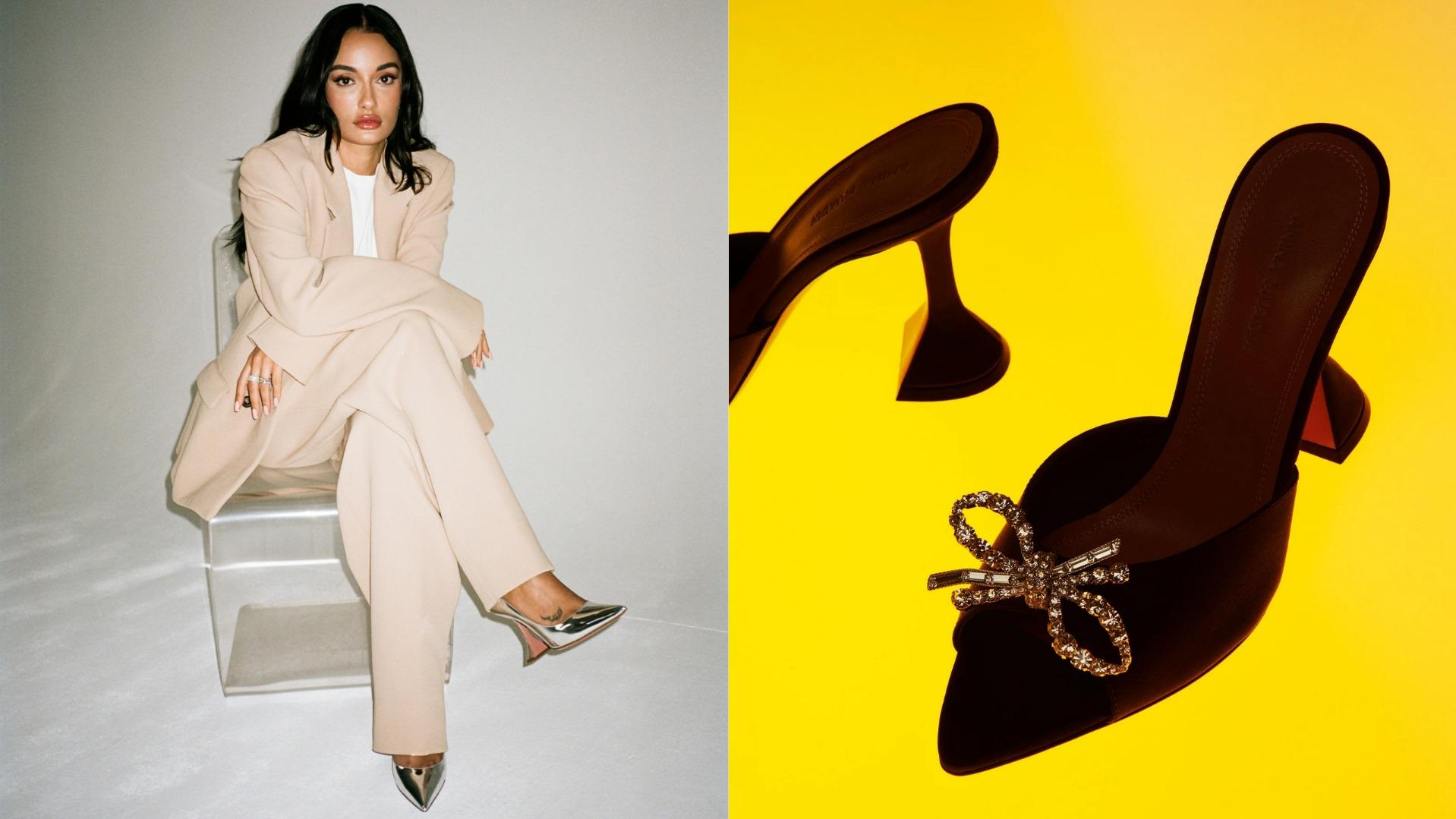 Amina Muaddi, la créatrice des talons de Rihanna s’installe avenue Montaigne