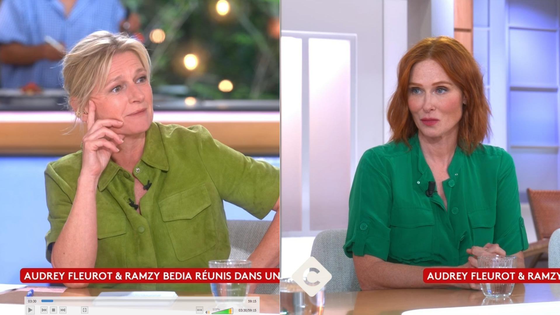 Audrey Fleurot surprise par la tenue d'Anne-Élisabeth Lemoine dans «C à vous» selon TV Magazine — People & Médias