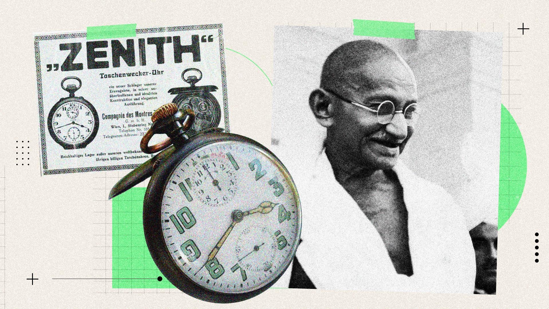 La montre de Gandhi, symbole de l'indépendance indienne