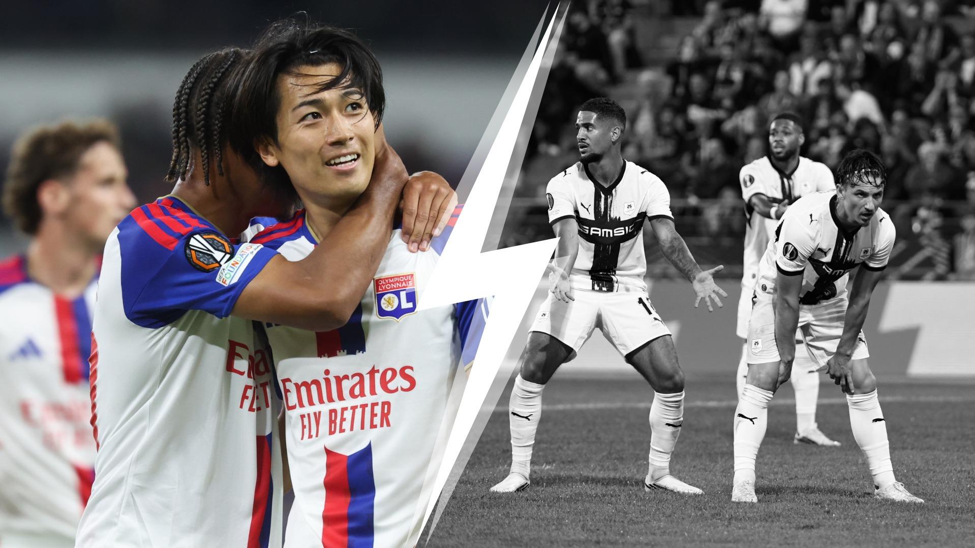 Ligue Europa : Lyon a fait le travail, les anciens de Ligue 1 ont régalé, Rennes et l’AC Milan ont déçu… Les tops et flops d’un premier multiplex animé