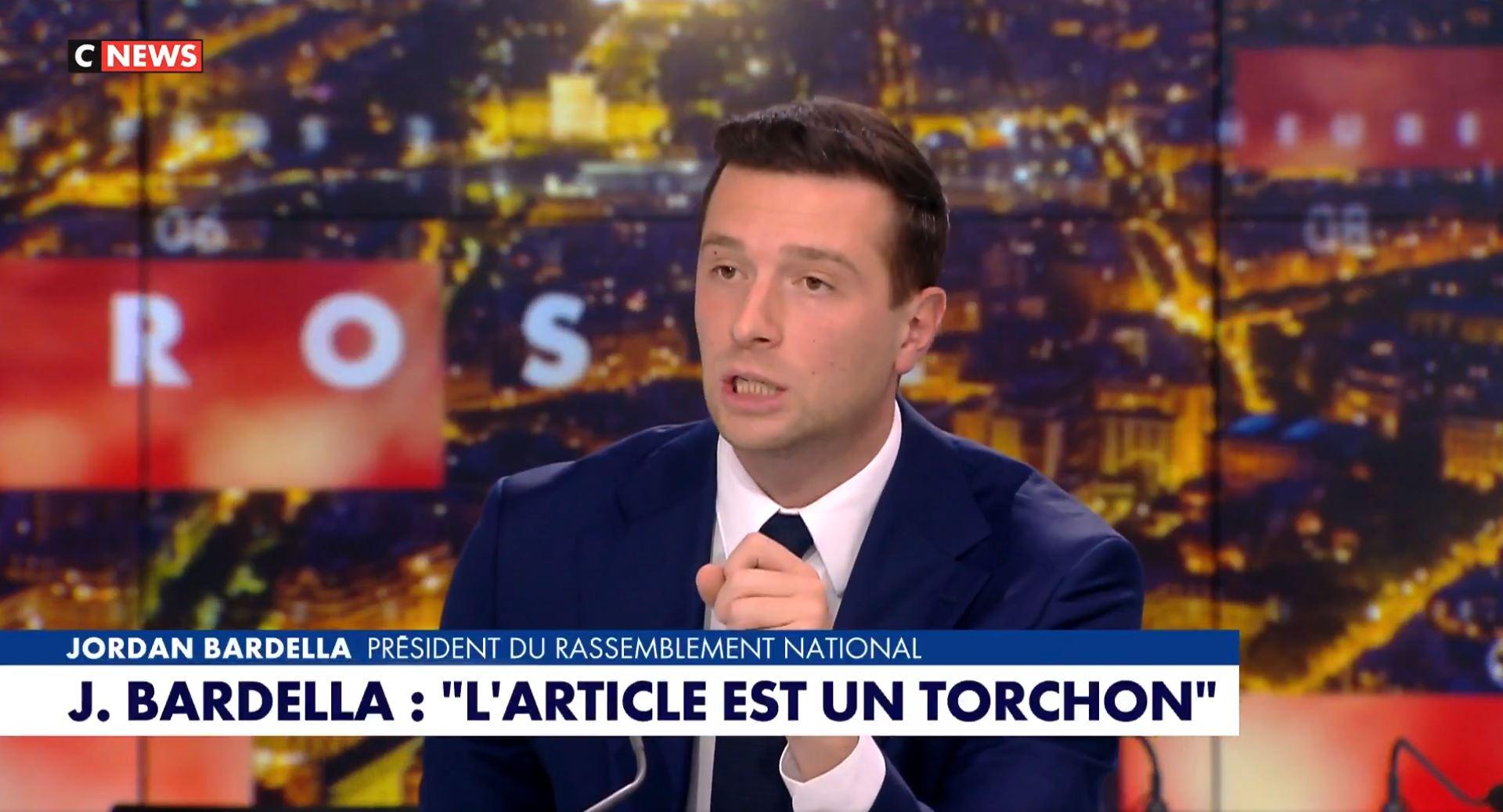 Des «propos délirants» : accusé d’écrits antisémites, Jordan Bardella poursuit Mediapart en diffamation