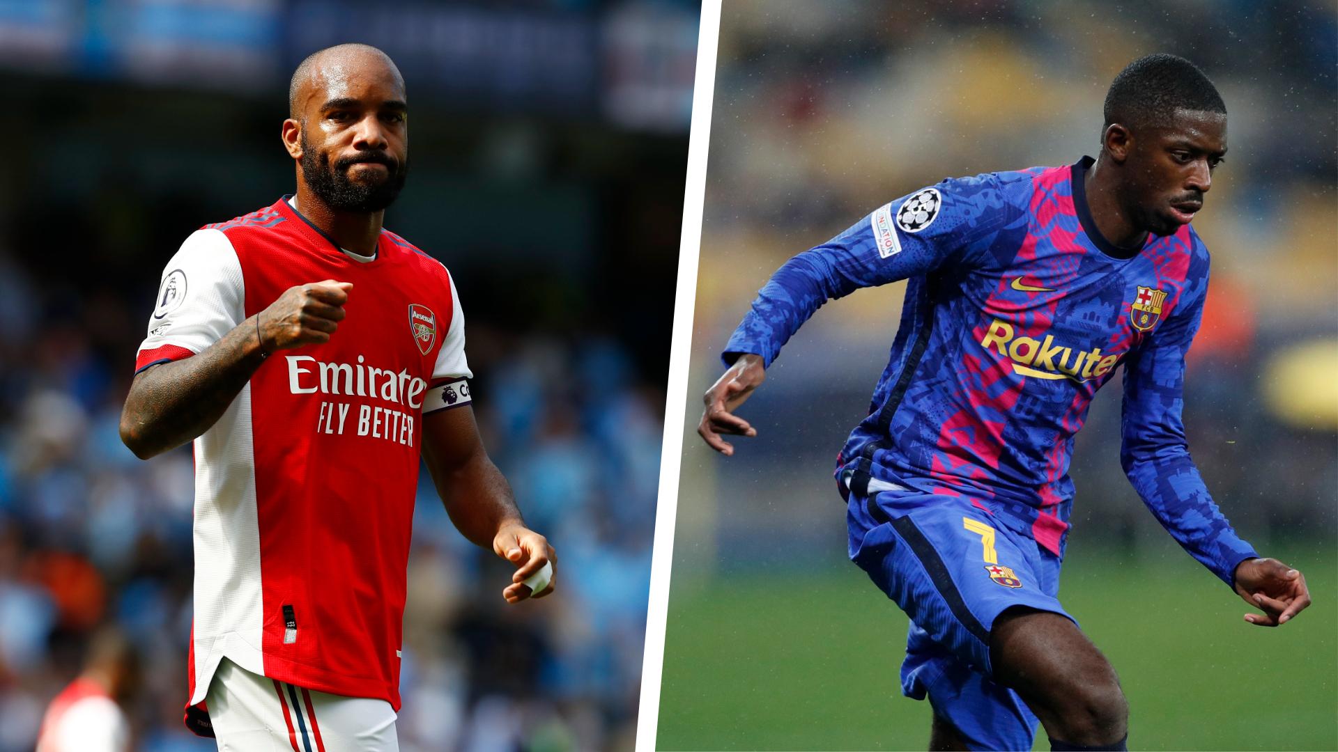 Le journal du mercato : Lacazette ouvre la porte à un départ d'Arsenal, la prolongation de Dembélé au Barça toujours compliquée