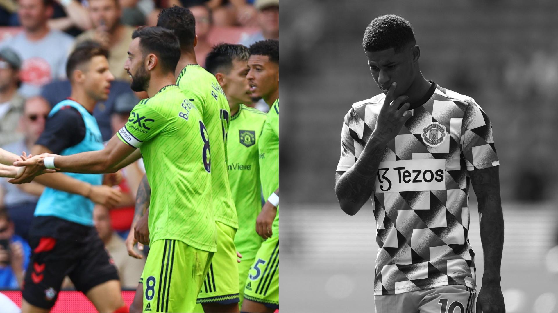Tops/Flops Manchester United Southampton : Bruno Fernandes retrouve la lumière, Rashford reste invisible