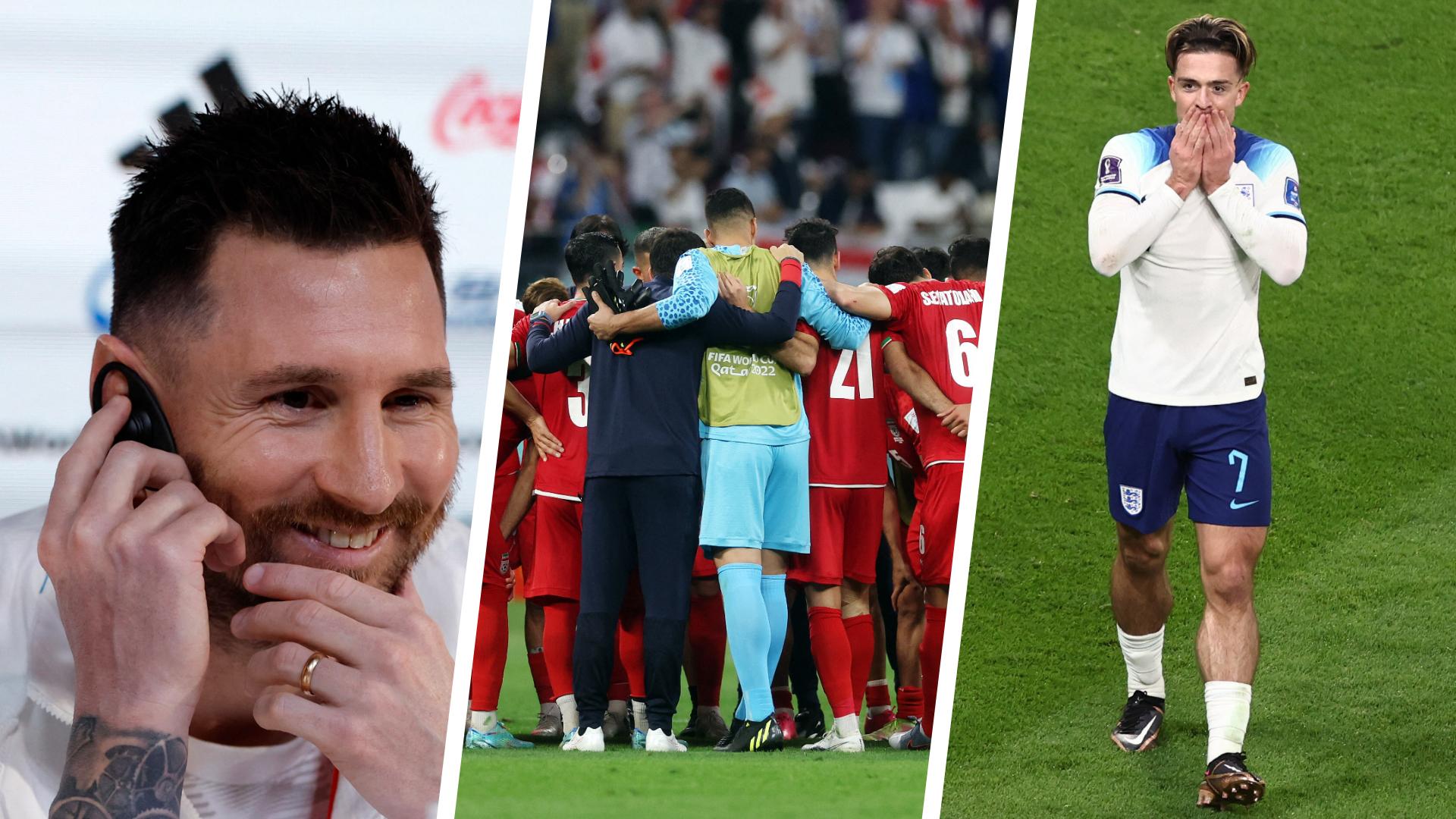 Coupe du monde : Messi devant la presse, l'Iran qui ne chante pas son hymne ou la célébration de Grealish... les temps forts de ce lundi