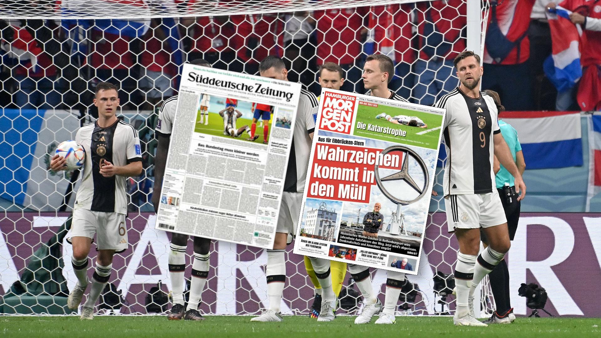 Coupe du monde : «la catastrophe du Qatar», le «foot allemand au plus bas», «mauvaise fin»..., la presse allemande épingle la Mannschaft encore éliminée au 1er tour