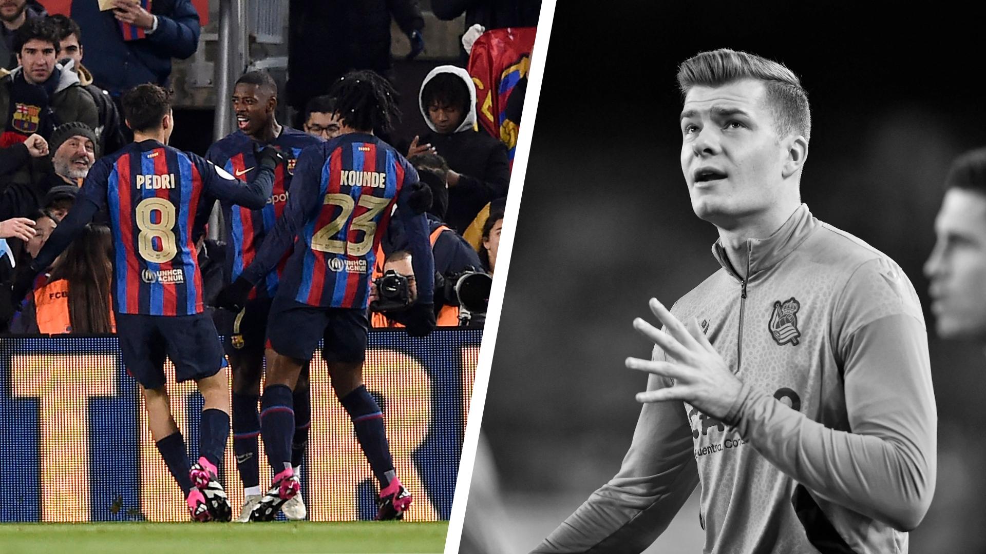 Coupe du Roi : Dembélé étincelant, Sorloth rate l'immanquable... Les tops et flops après Barça-Real Sociedad