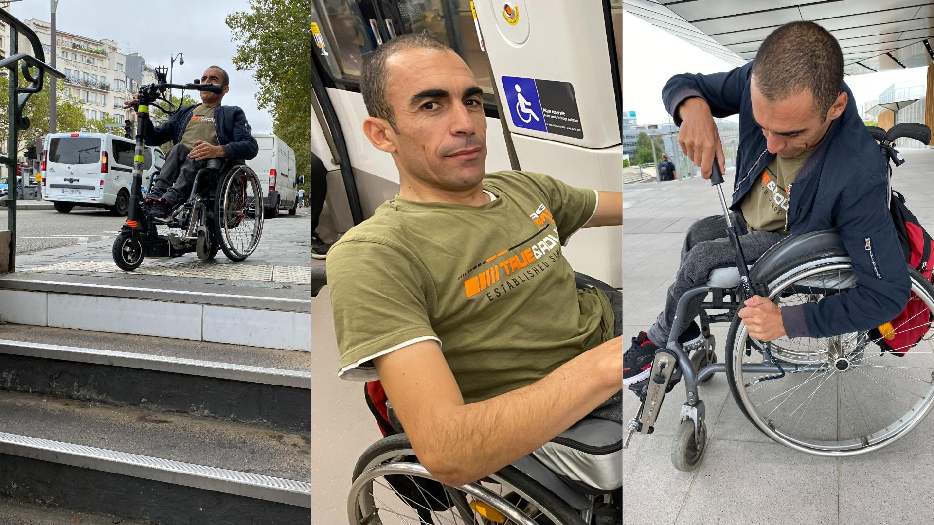 «Au moindre problème, ma journée est foutue» : avec Sofiane, en fauteuil roulant dans les transports parisiens