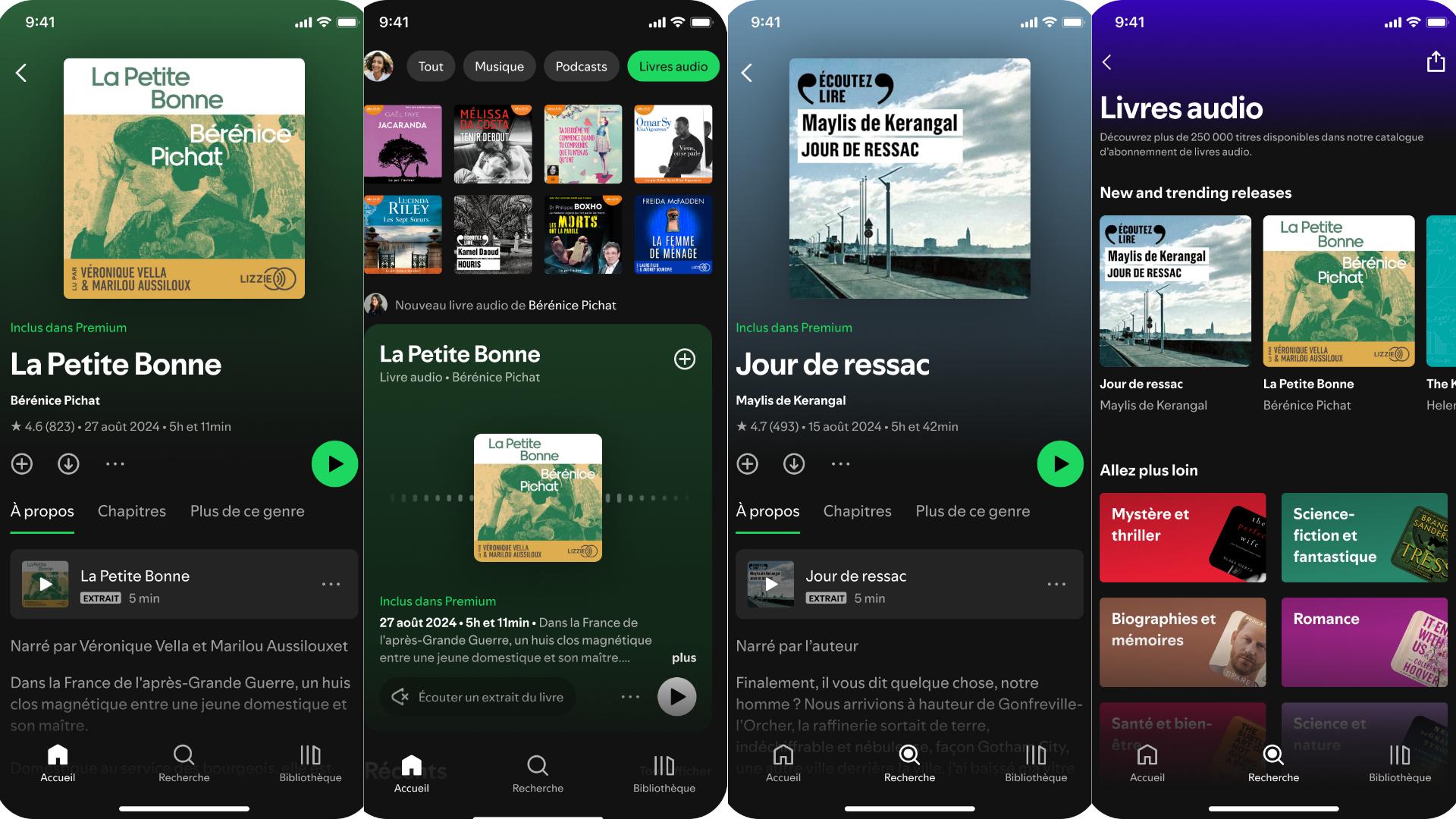 Spotify s’associe aux géants de l’édition française pour lancer ce lundi son offre de livres audio