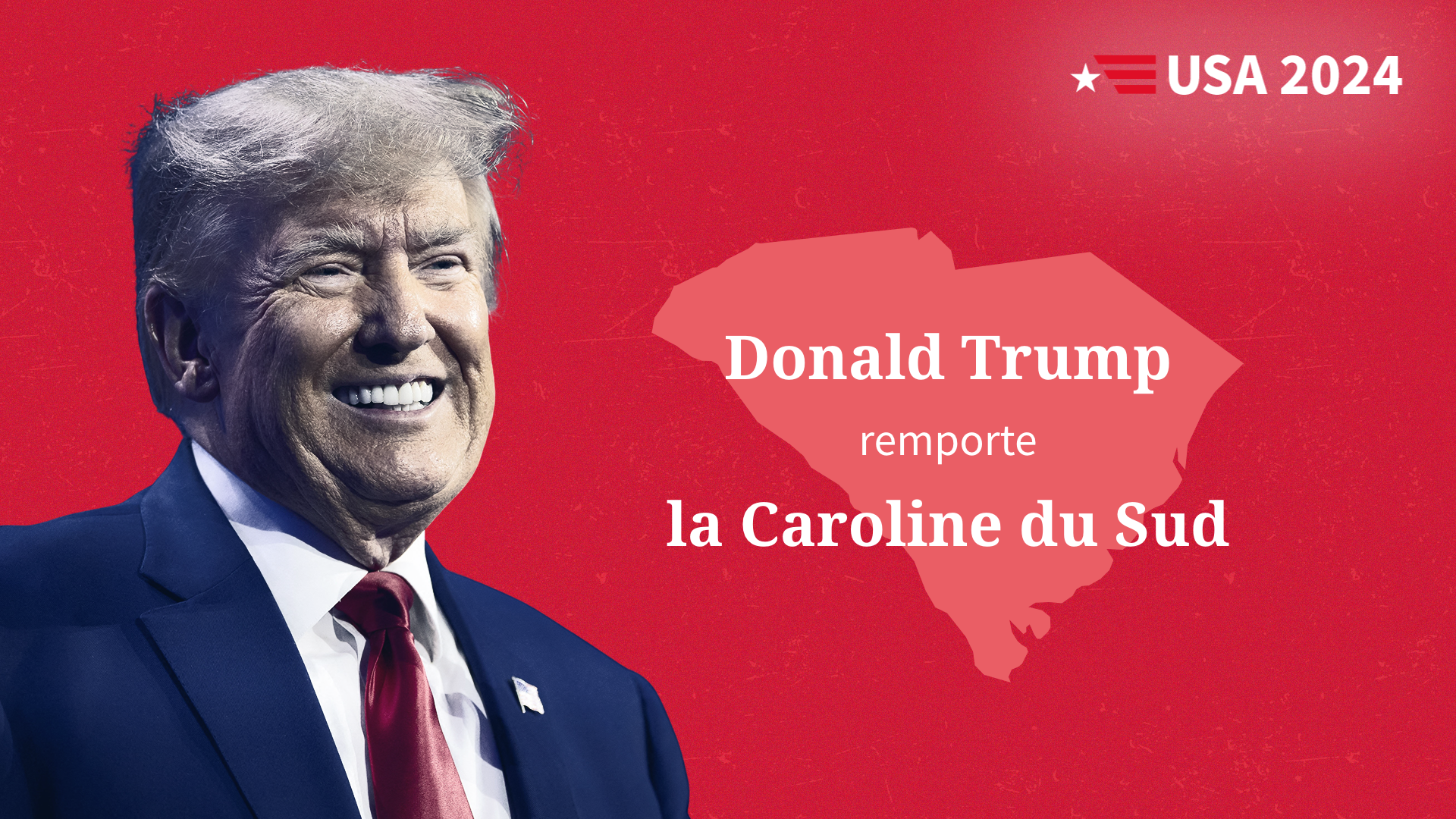 Élection présidentielle américaine : Donald Trump vainqueur en Caroline du Sud