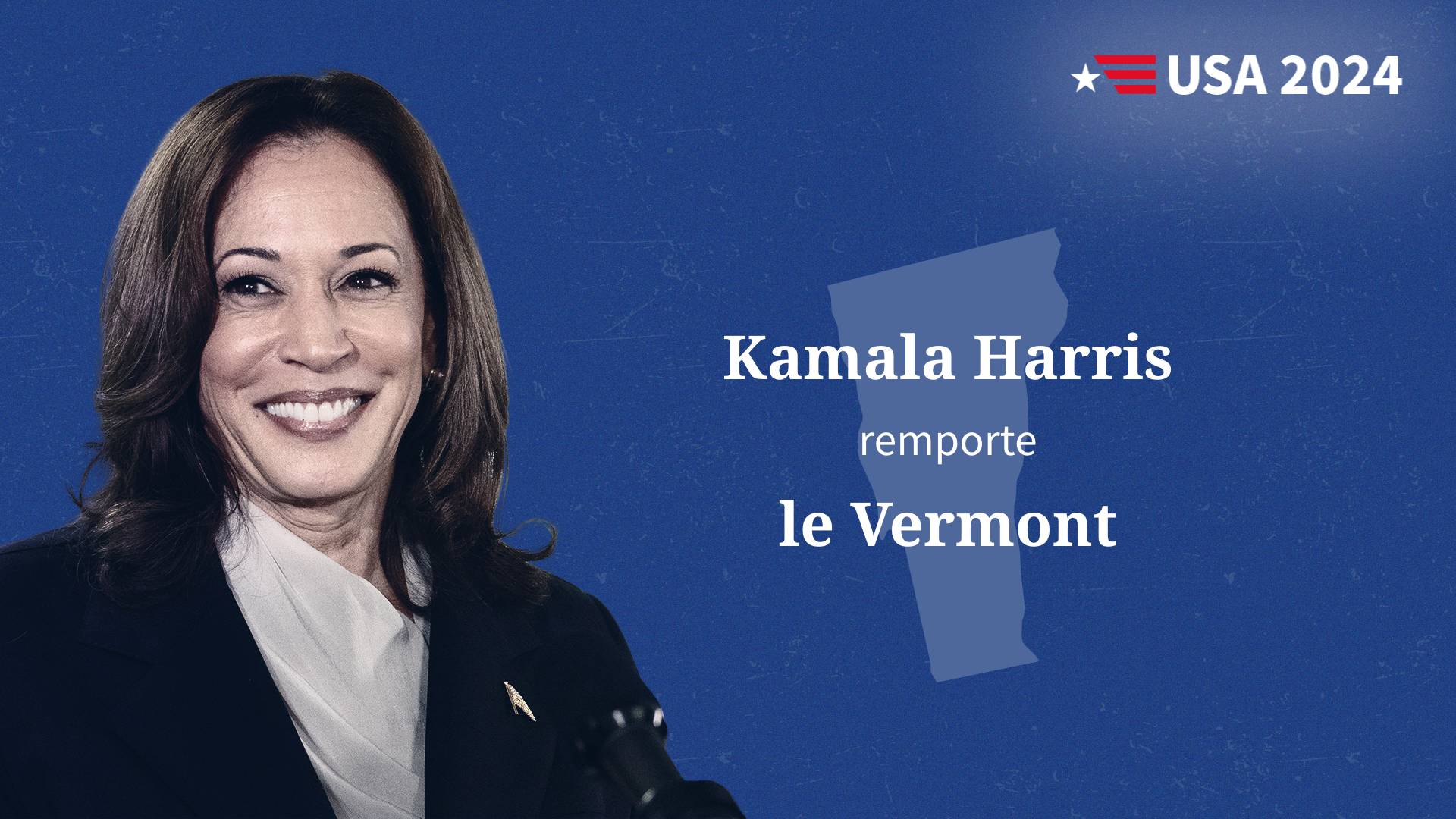 Élection présidentielle américaine : Kamala Harris remporte le Vermont