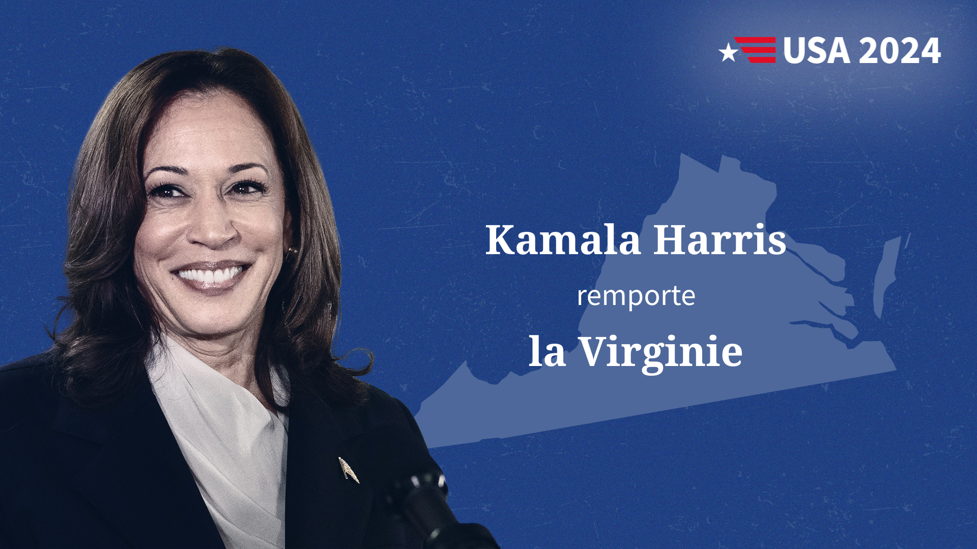 Élection présidentielle américaine : Kamala Harris enlève la Virginie