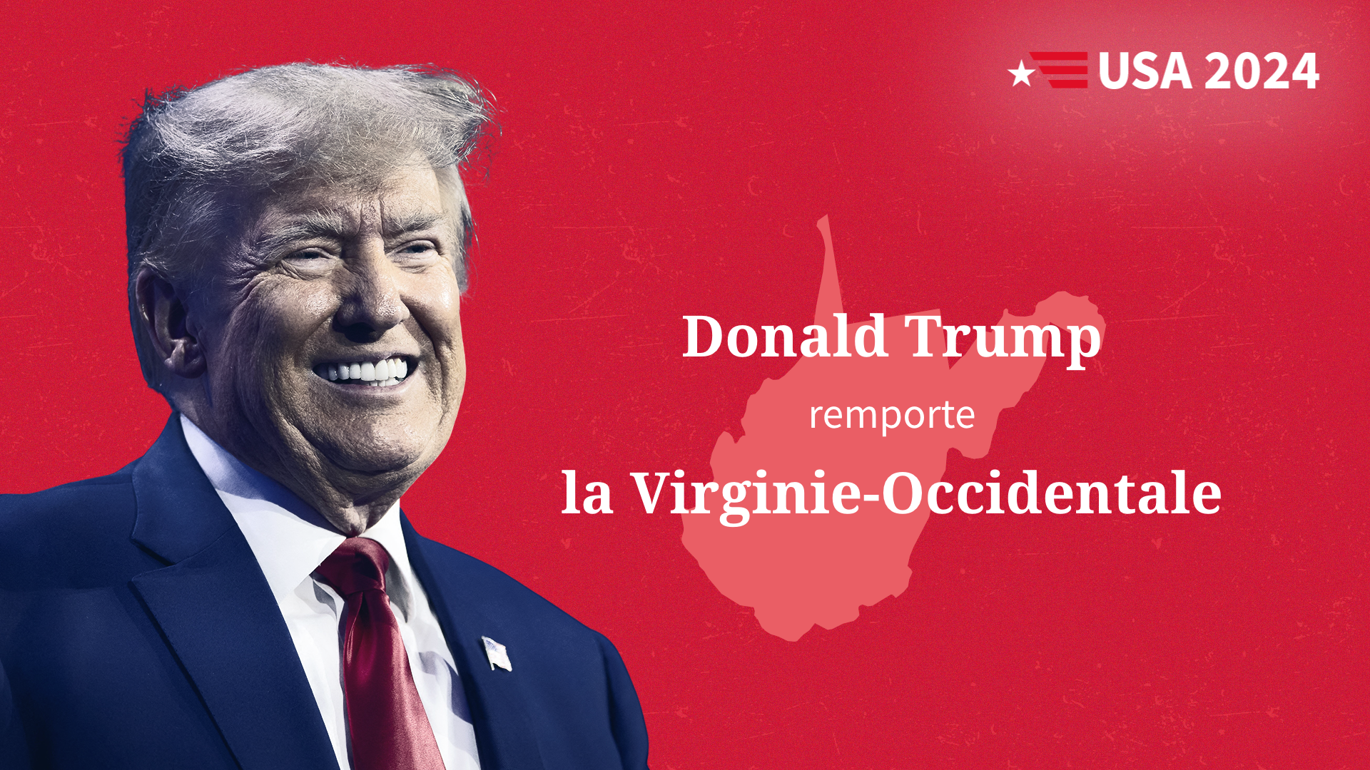 Élection présidentielle américaine : Donald Trump triomphe en Virginie Occidentale