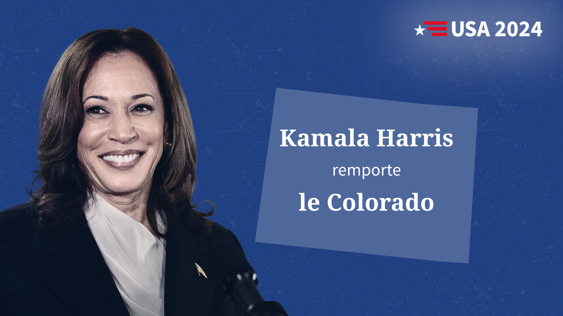 Élection présidentielle américaine : Kamala Harris empoche le Colorado