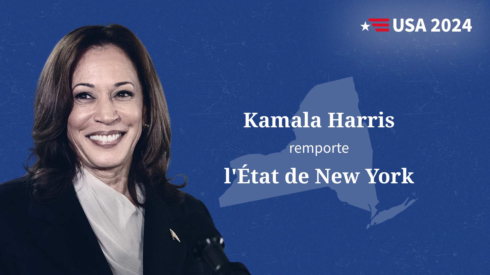 Élection présidentielle américaine : Kamala Harris décroche New York