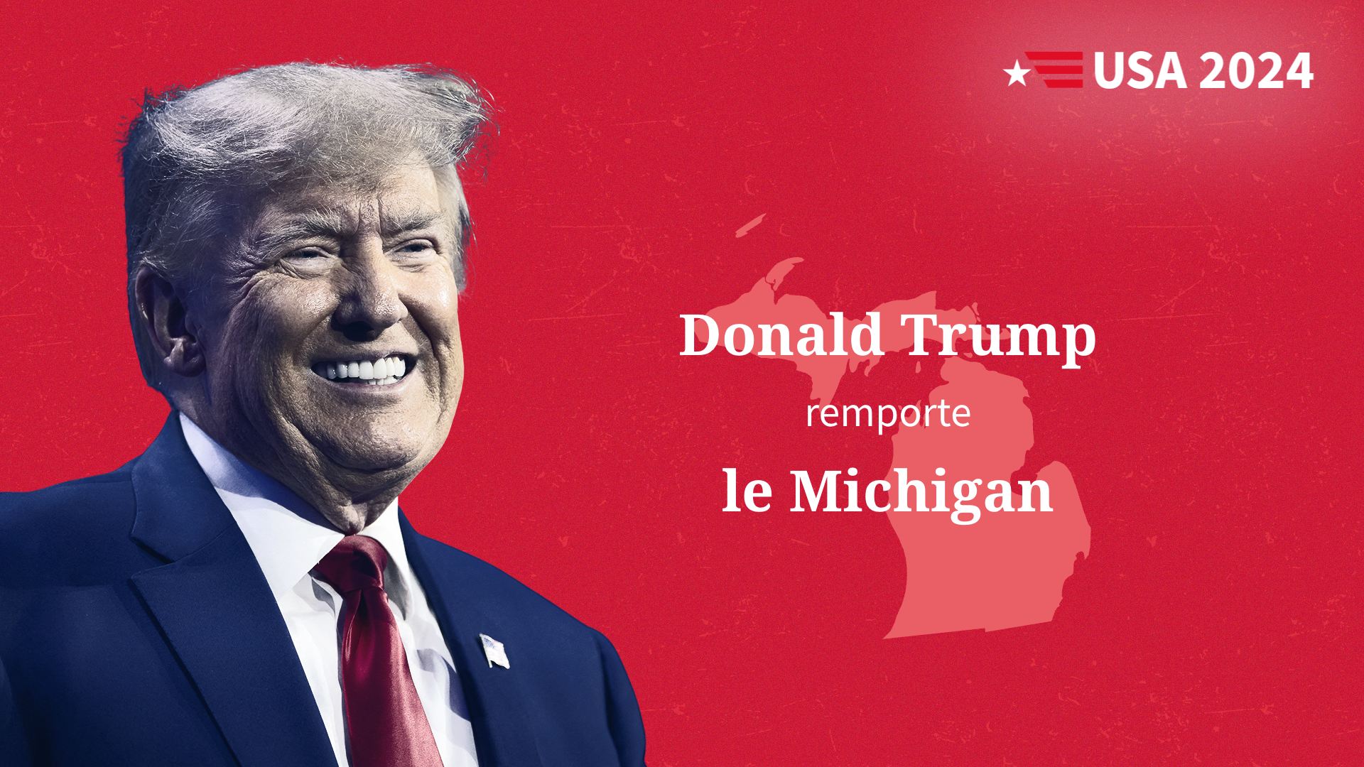 Élection présidentielle américaine : Donald Trump  remporte le Michigan