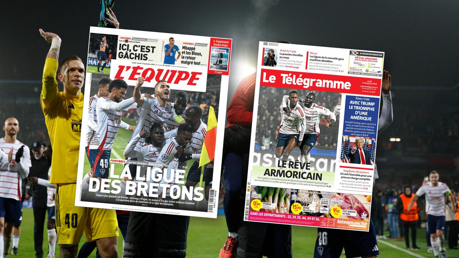 «La Ligue des Bretons», «Le rêve Armoricain»... La presse encense encore Brest