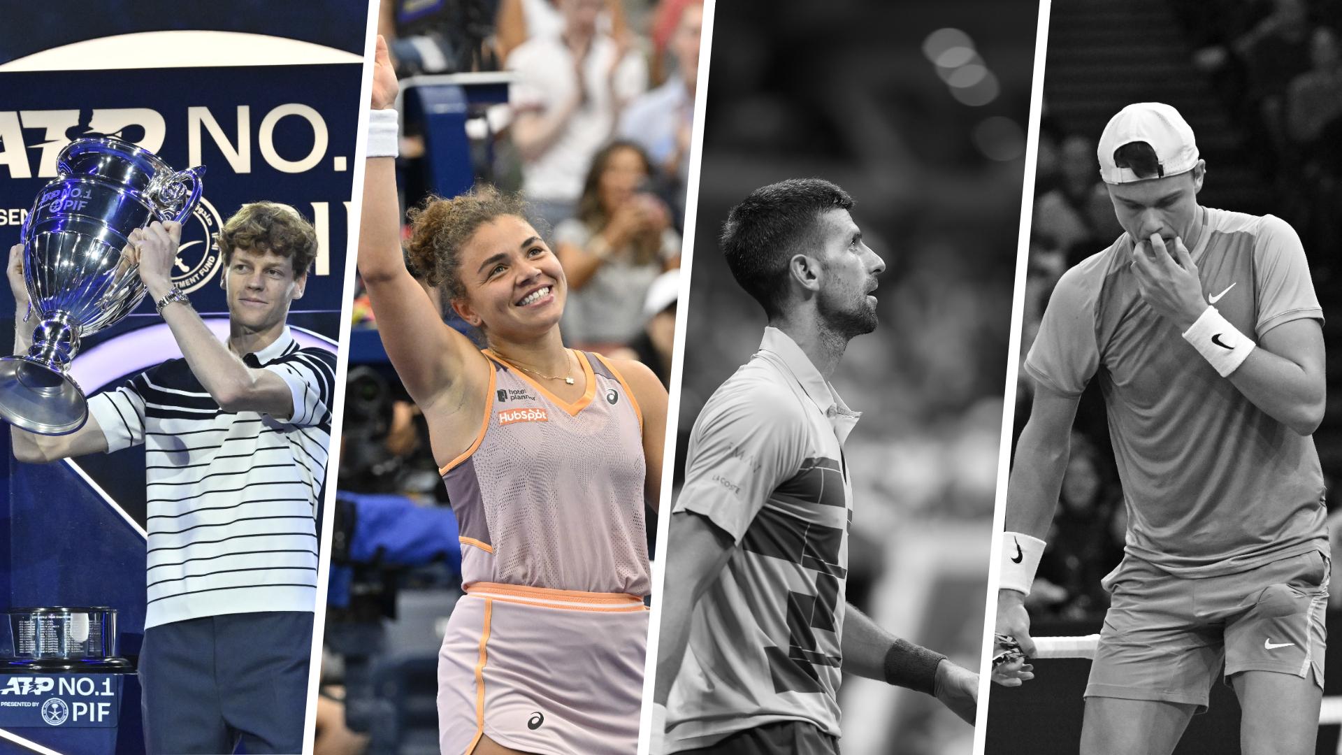 Sinner, Paolini, Djokovic, Rune... Les tops et les flops d’une année 2024 charnière