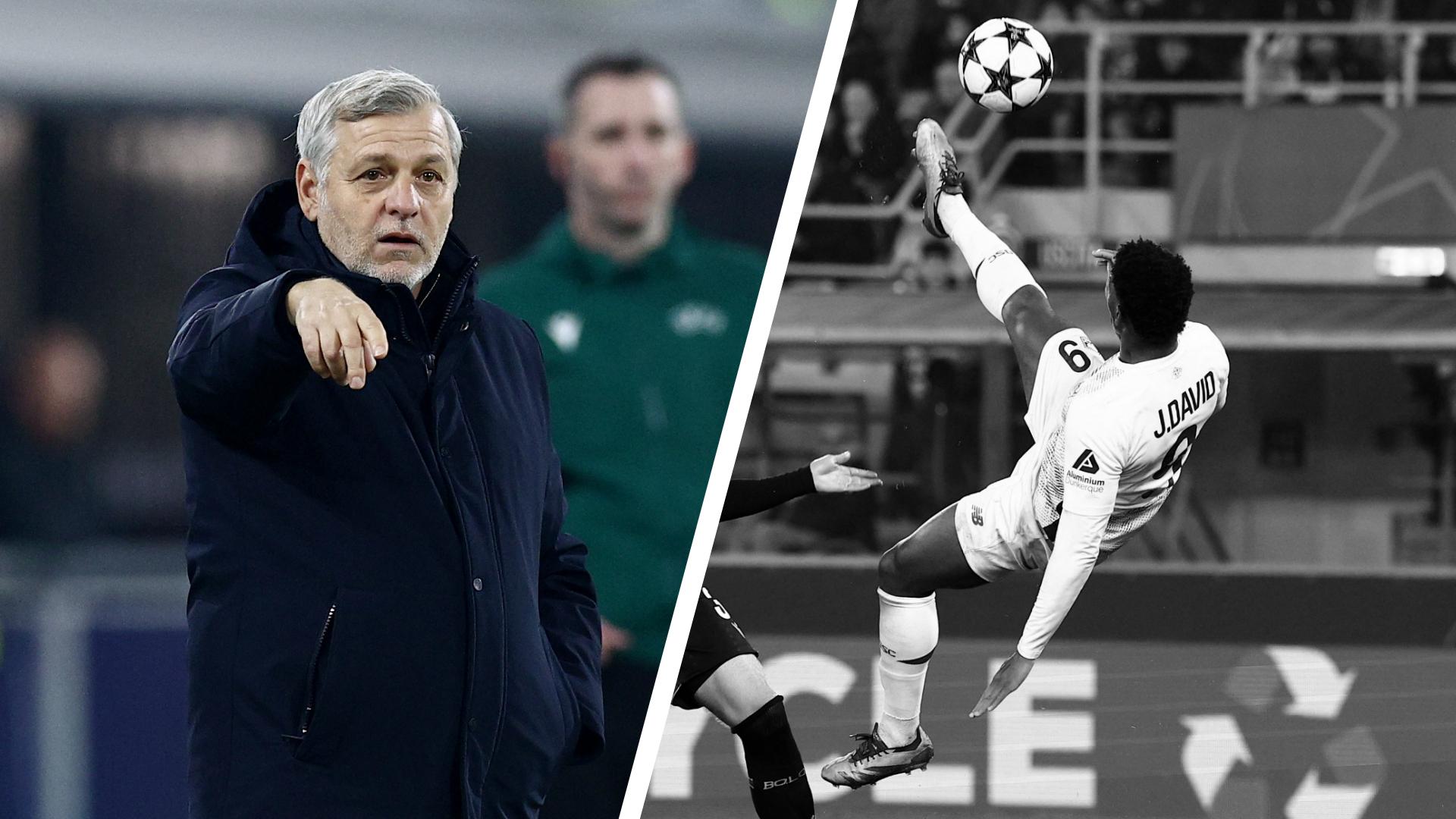 Lille-Sturm Graz : Le coaching (encore) gagnant de Genesio, David muet... les tops et les flops