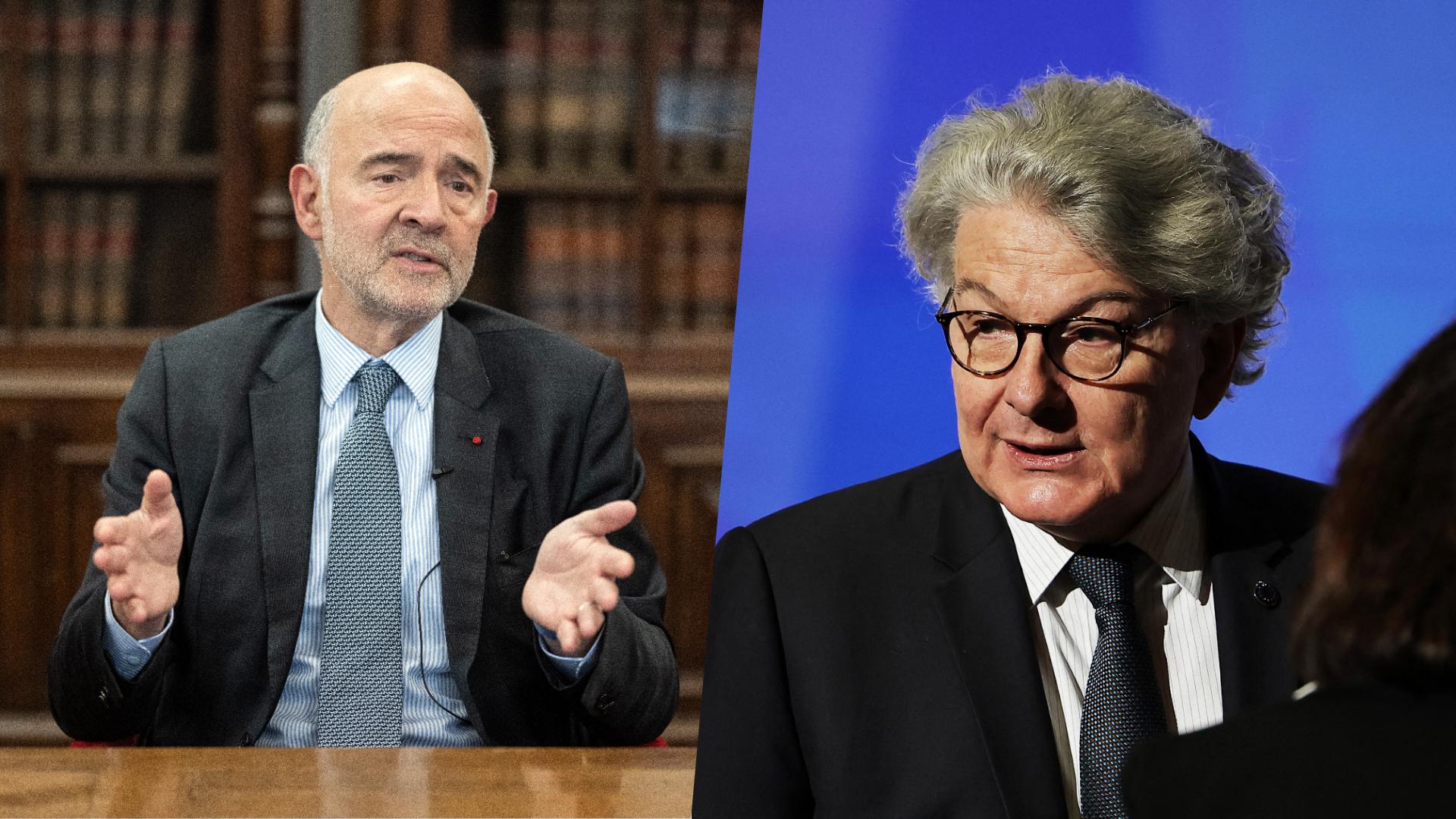 «Une France à l’arrêt» : Thierry Breton et Pierre Moscovici incitent le gouvernement à s'attaquer à la dette