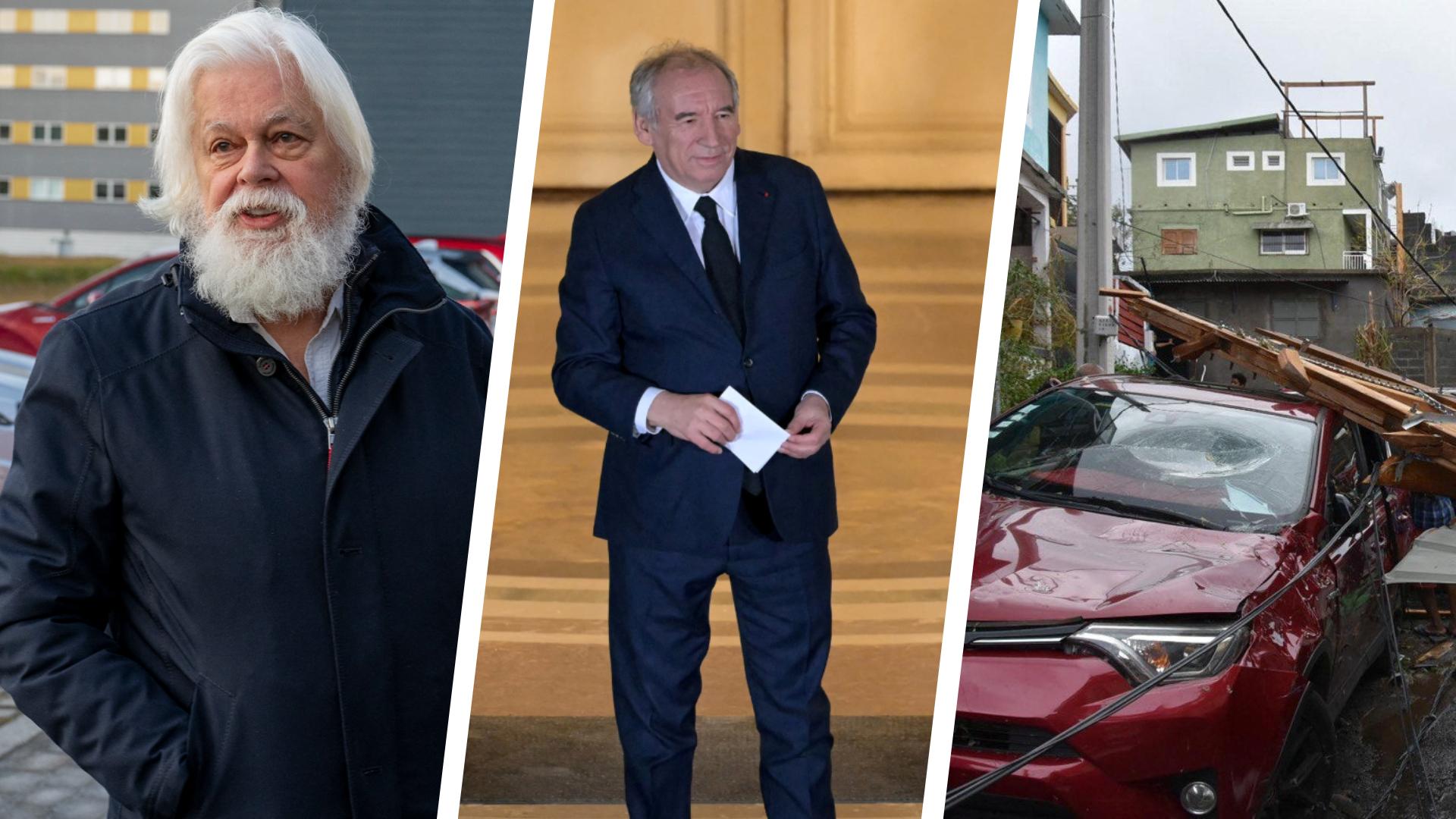 Paul Watson libéré, première polémique autour de Bayrou, couvre-feu instauré à Mayotte... Les 3 infos à retenir à la mi-journée