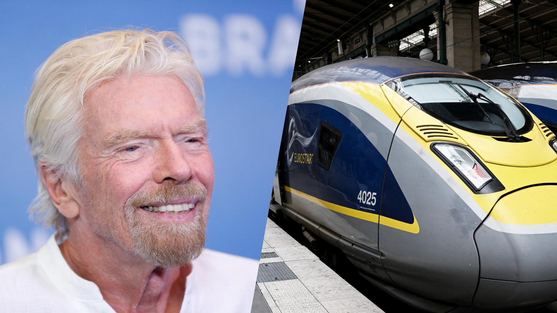 Richard Branson, à la tête du groupe Virgin, veut concurrencer l’Eurostar avec son nouveau projet