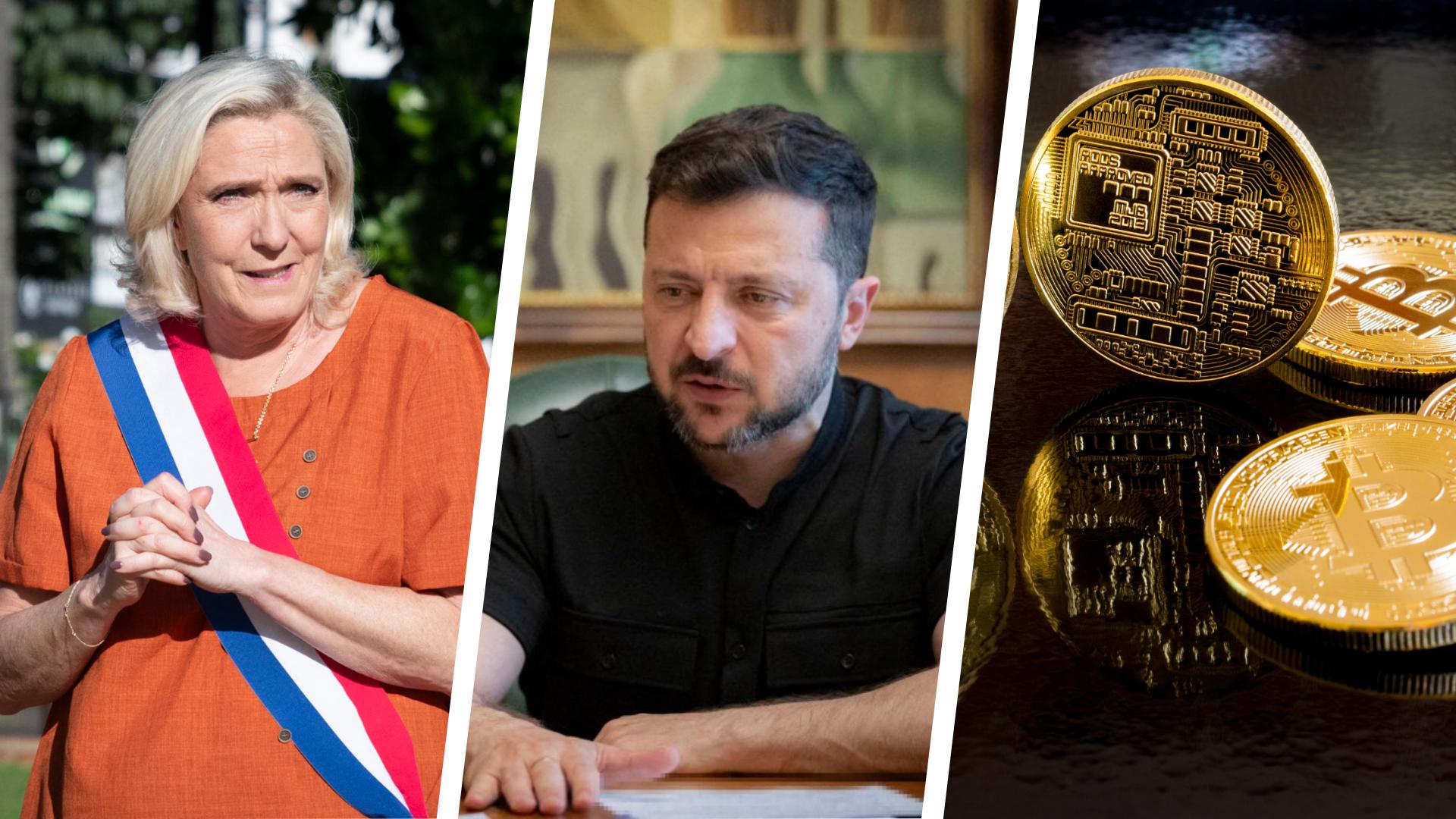 Le Pen menace Bayrou de censure, guerre en Ukraine, enlèvements liés aux cryptomonnaies... Les 3 infos à retenir à la mi-journée