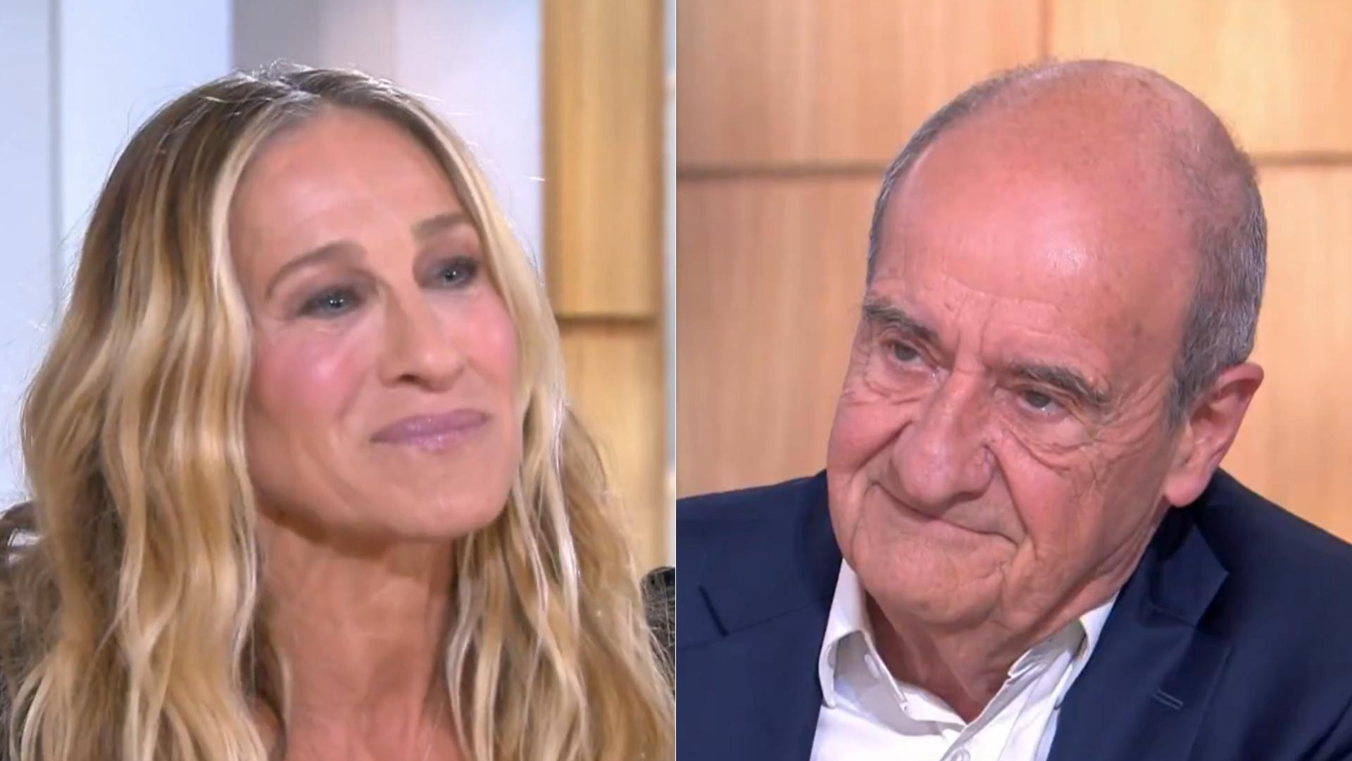  Vous êtes une légende  : le touchant (et inattendu) aparté de Sarah Jessica Parker à Pierre Lescure dans C à vous