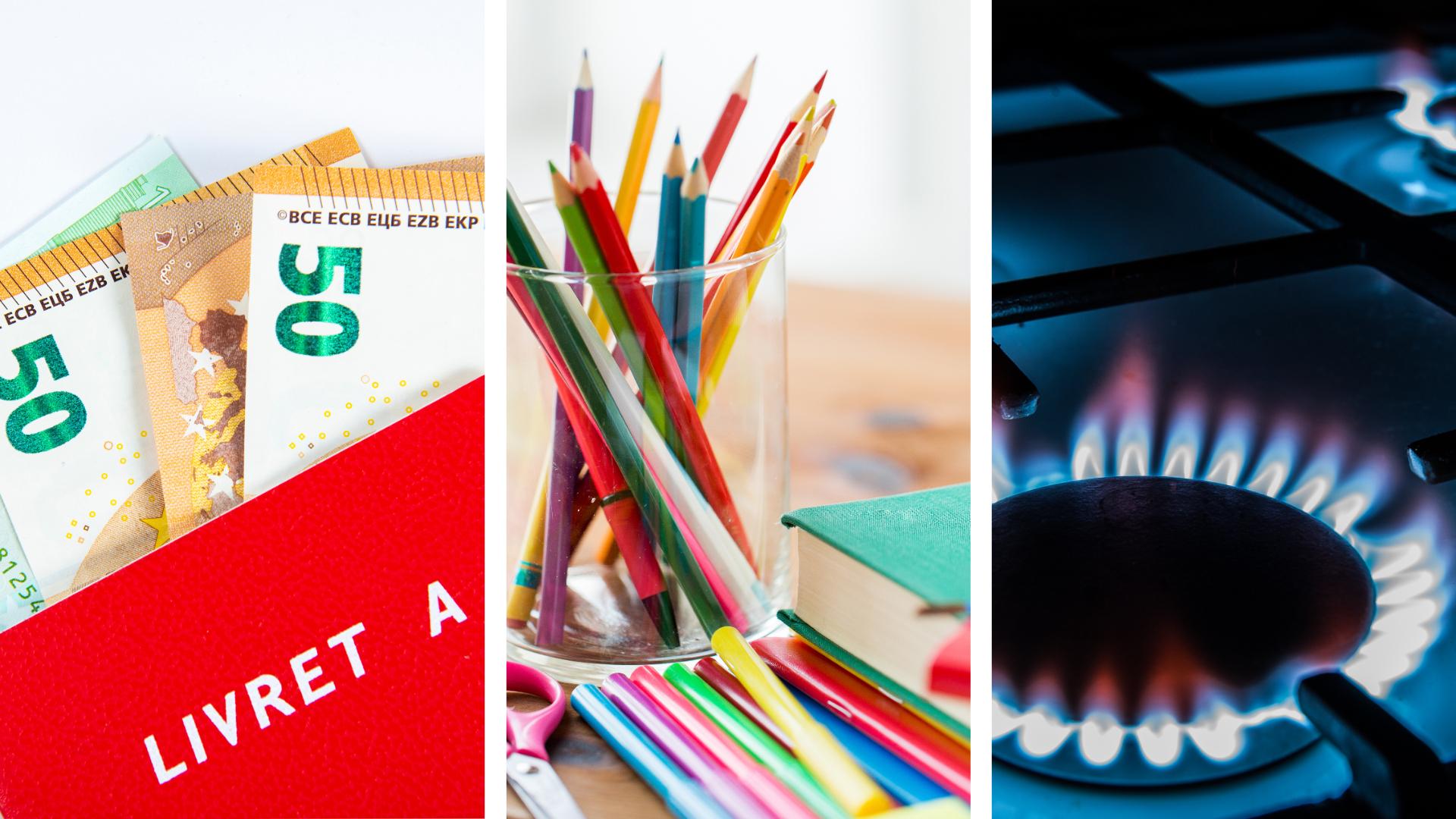Baisse du taux du livret A, hausse des prix du gaz, allocation de rentrée scolaire… Ce qui change en août 2025