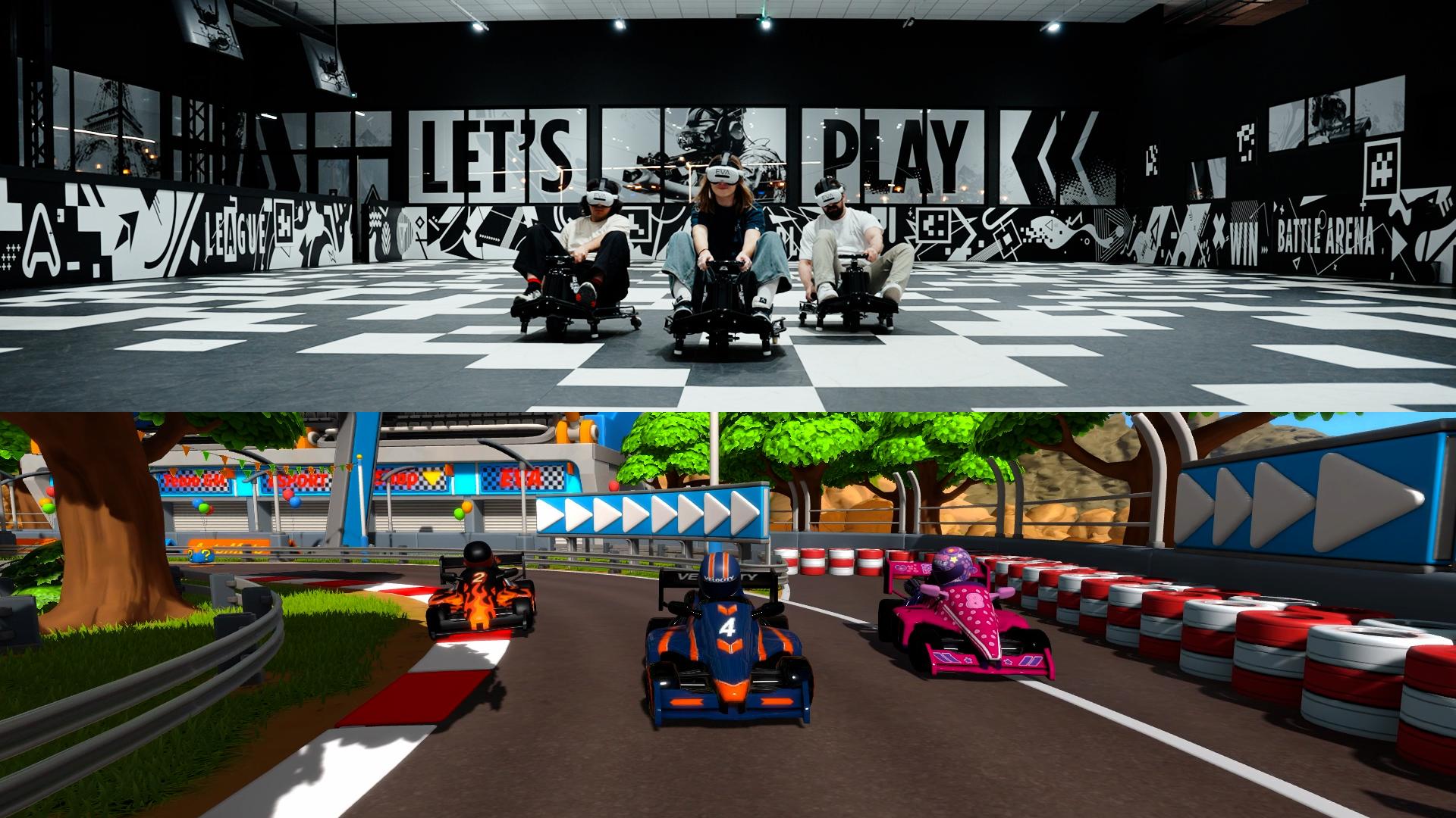Paris Games Week : on a testé le premier jeu vidéo de karting en réalité virtuelle... et en mouvement