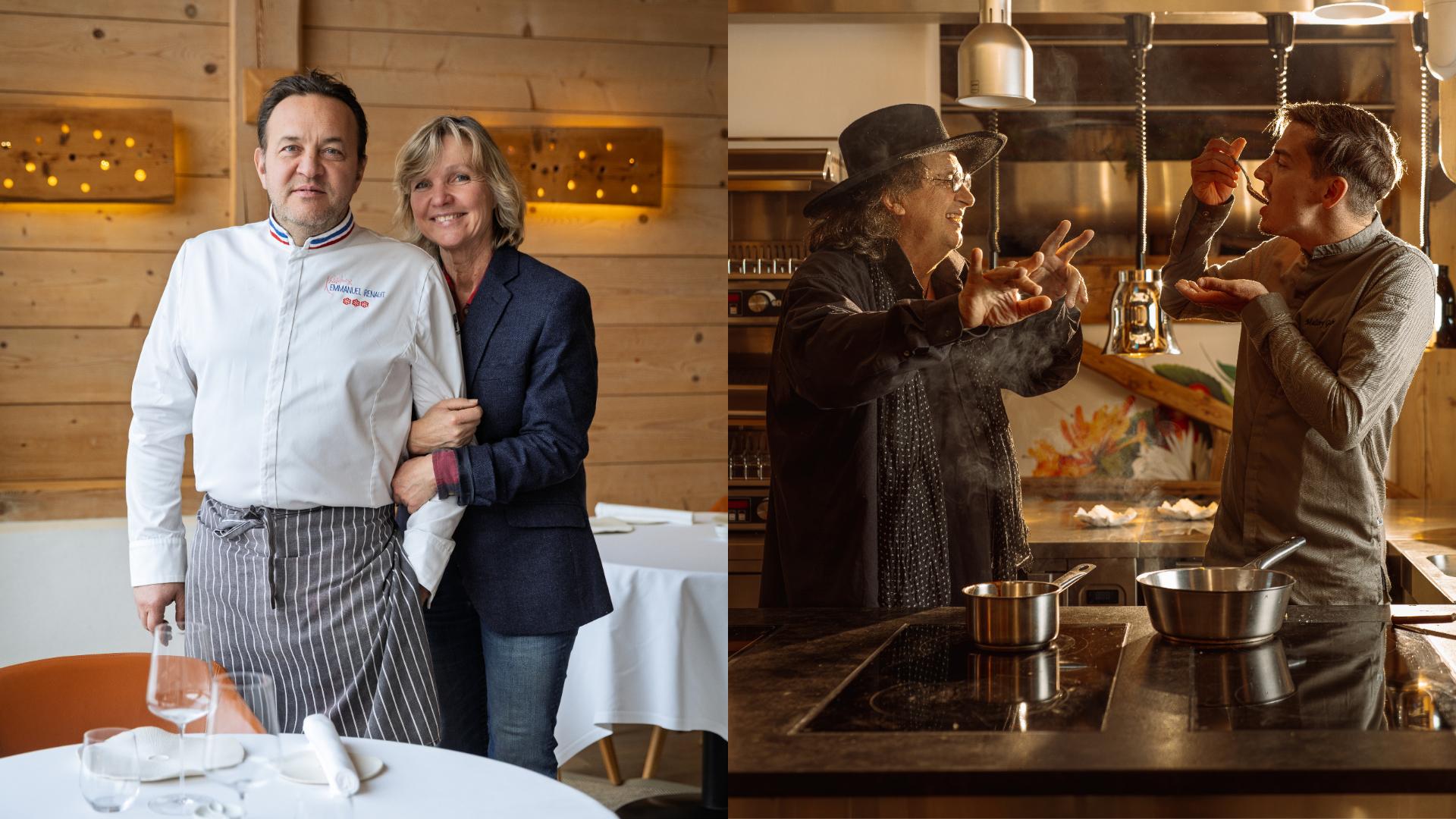 À Megève, Emmanuel Renaut relance Flocons de Sel et Marc Veyrat rajeunit avec Mallory Gabsi