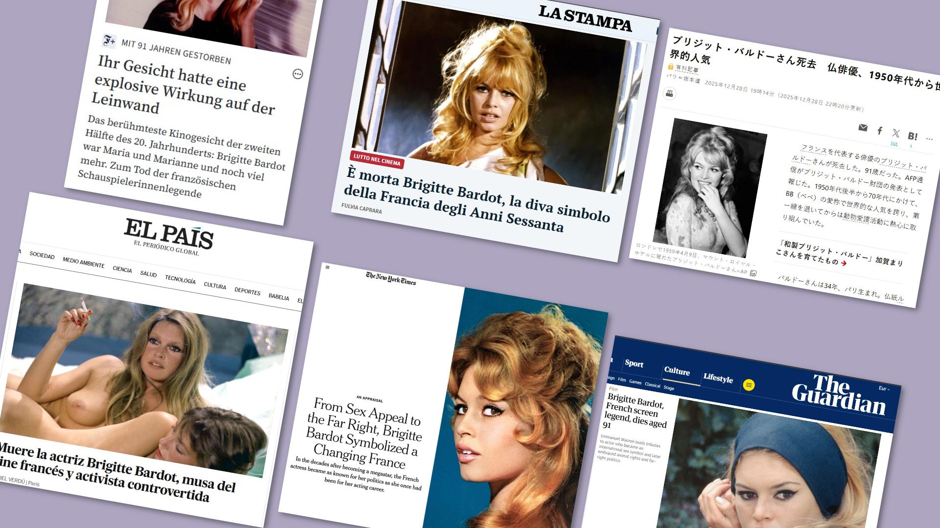 «Symbole d’une France qui change», «première star problématique», «diva rebelle»... Comment la presse étrangère salue Brigitte Bardot