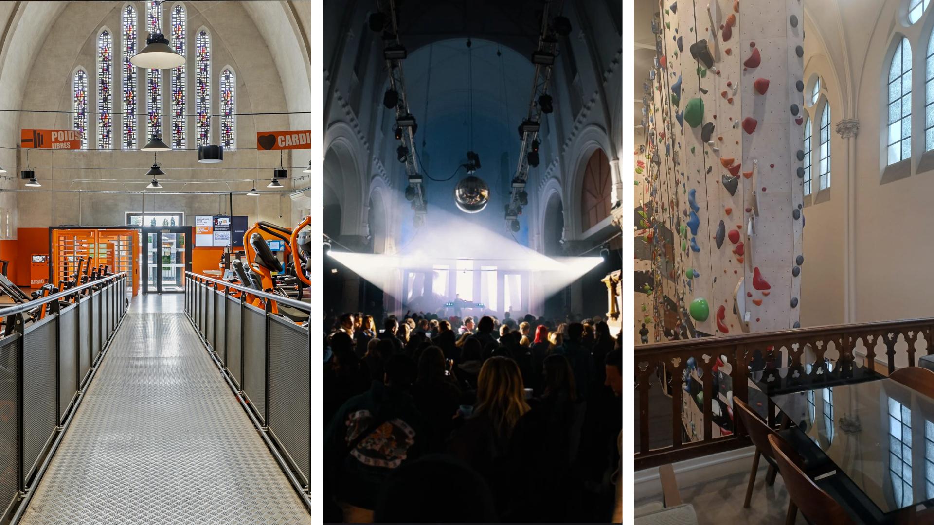 «On a gardé les vitraux, la rosace» : ces églises en péril transformées en bar ou en salle de sport pour échapper à la ruine