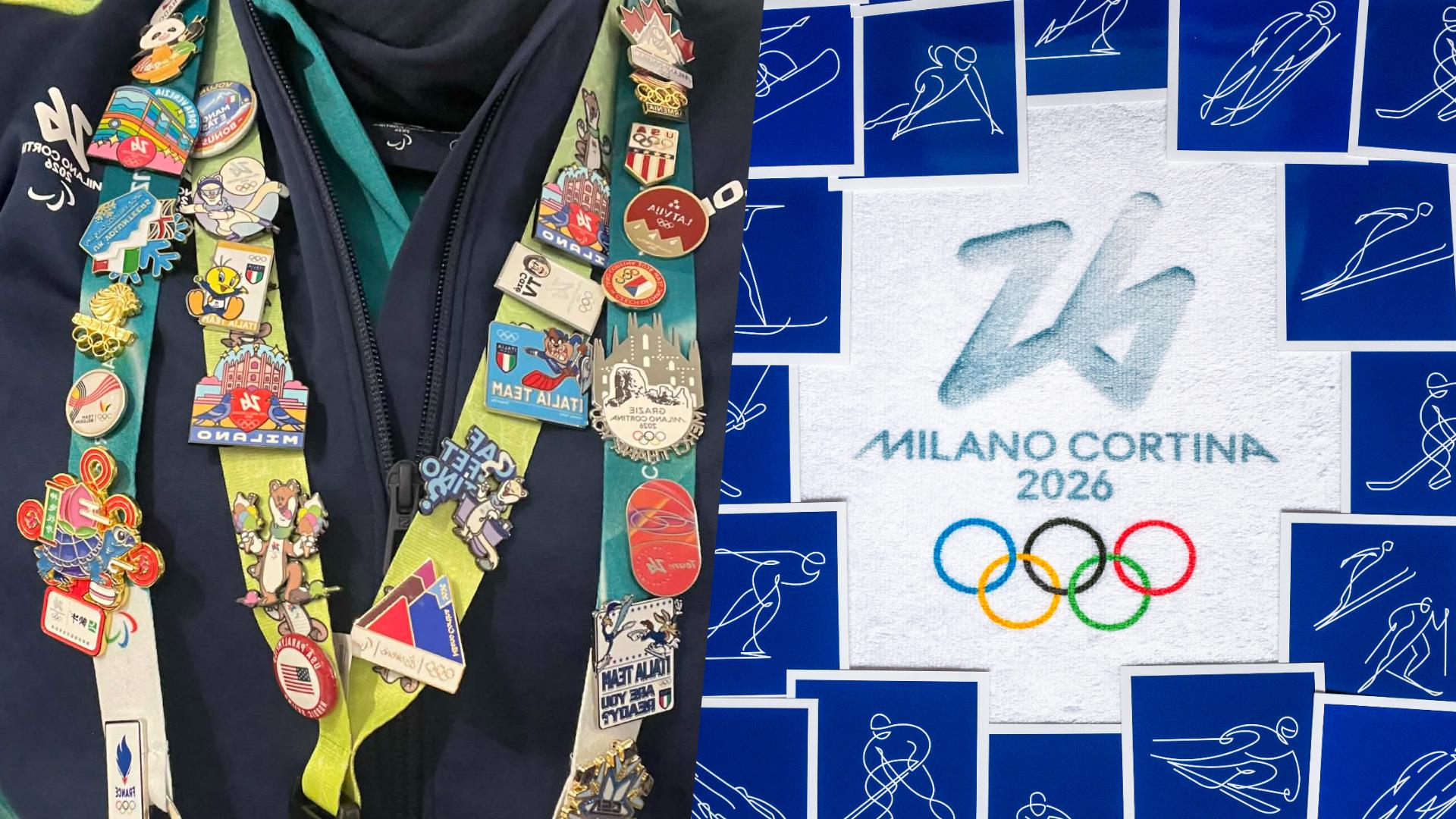«Chaque échange est un souvenir» : aux JO de Milan-Cortina, collectionner des pin’s est «le sport officieux des Jeux»