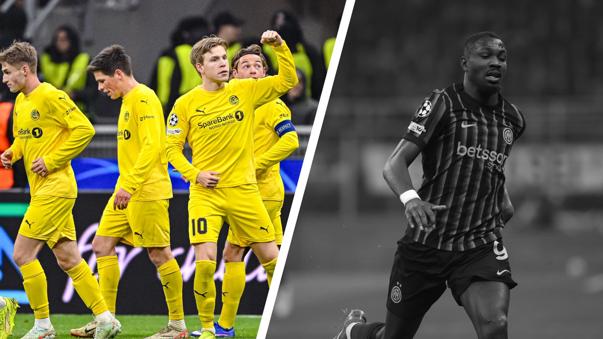 Ligue des Champions : la gloire pour Bodo/Glimt, le désespoir de l’Inter, les Anglais dans l’histoire... les tops et les flops des barrages de mardi