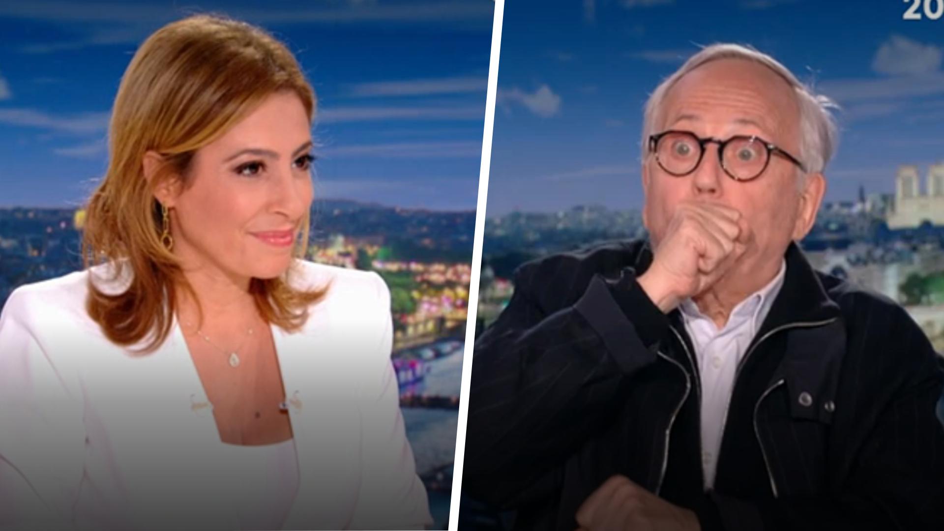 Léa Salamé recadre Fabrice Luchini après une bourde lors du JT de 20 Heures