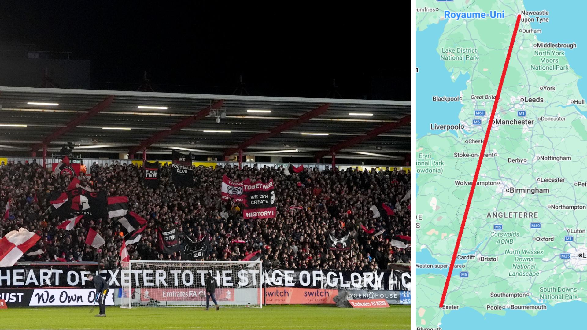 Un fan vient voir jouer le Barça face à Newcastle mais son GPS l'envoie au mauvais St James Park... à 600 km de là
