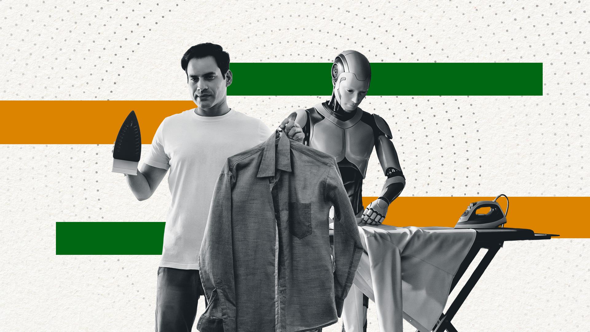 « Je fais la vaisselle et plie du linge pour entraîner des robots » : les jeunes diplômés indiens travailleurs invisibles de l’industrie de l’IA