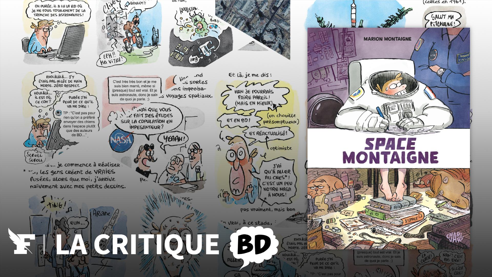 Space Montaigne, le retour hilarant de Thomas Pesquet en BD