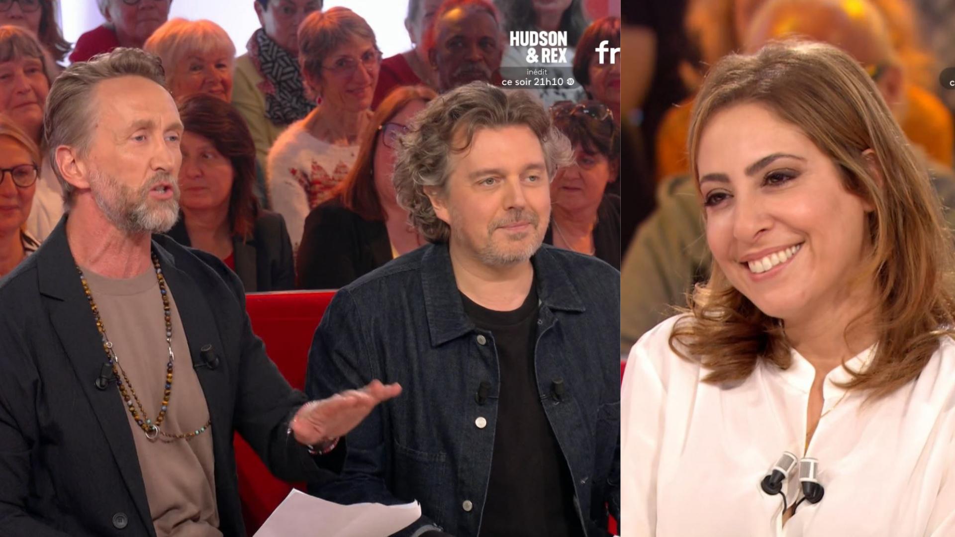 Philippe Caverivière et Alex Vizorek se moquent de la candidature de Raphaël Glucksmann, tandis que Léa Salamé reste peu réceptive — People & Médias
