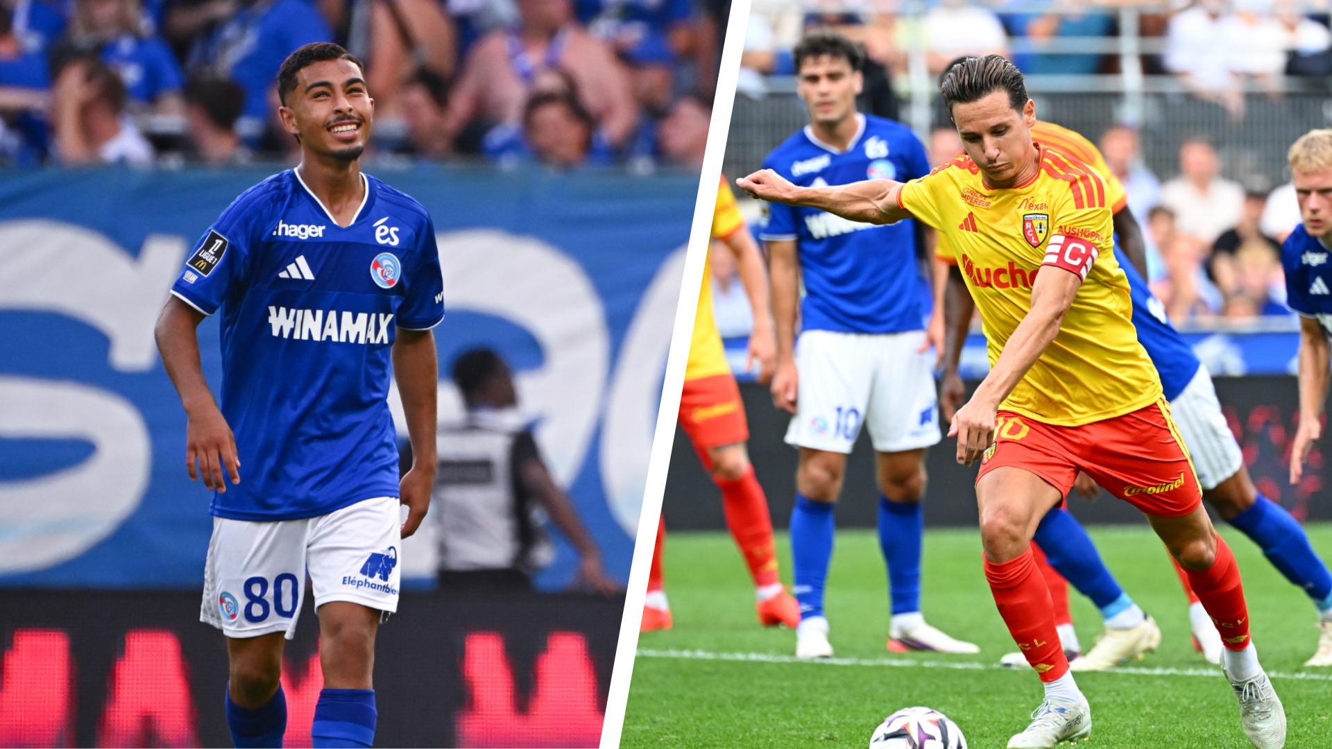 Ligue 1 : Thauvin clinique, Yassine voit double... En vidéo, tous les buts de la victoire renversante de Strasbourg face à Lens