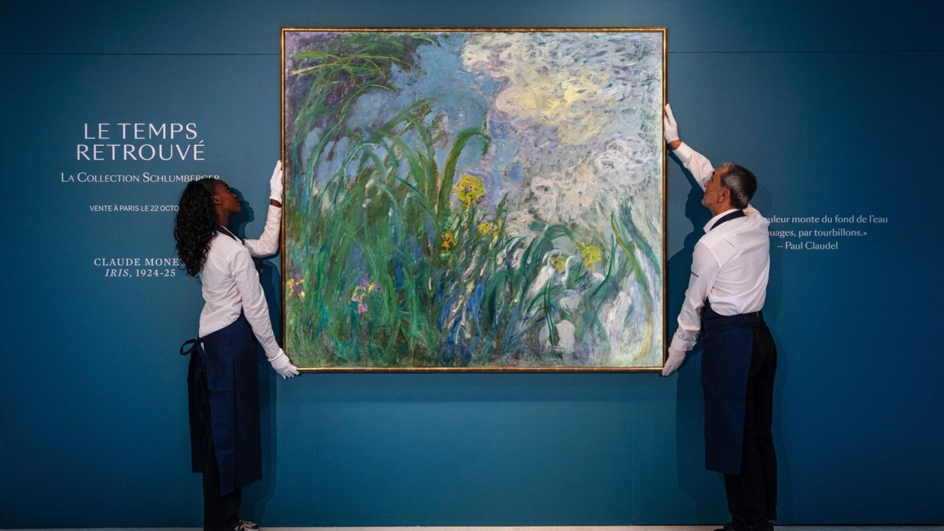 « Elle a ces superlatifs magiques qui font tourner la tête des acheteurs » : Iris, cette toile de Monet restée secrète qui va enflammer les enchères