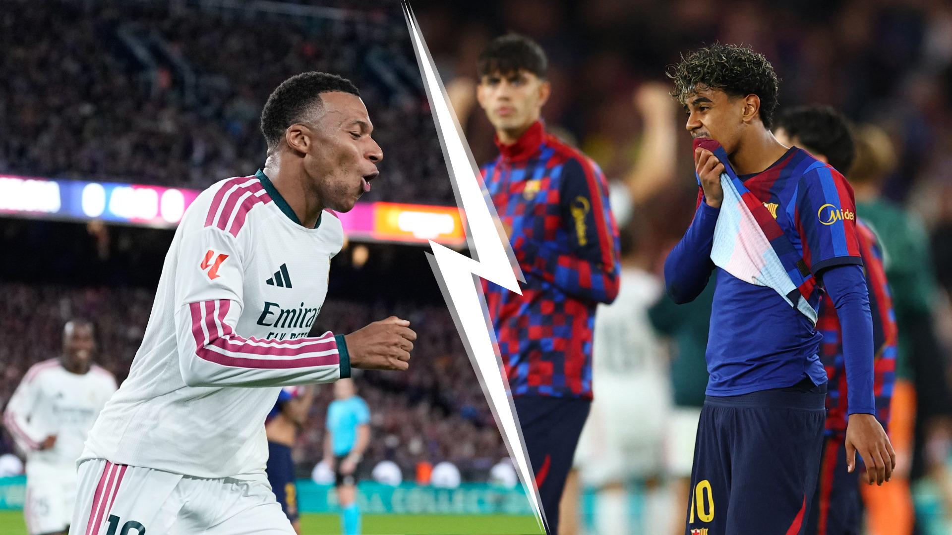 Barça-Real Madrid : Mbappé d’or et de 100, Lamine Yamal en dedans, Rodri resté sur le banc… Les tops et flops du Clasico