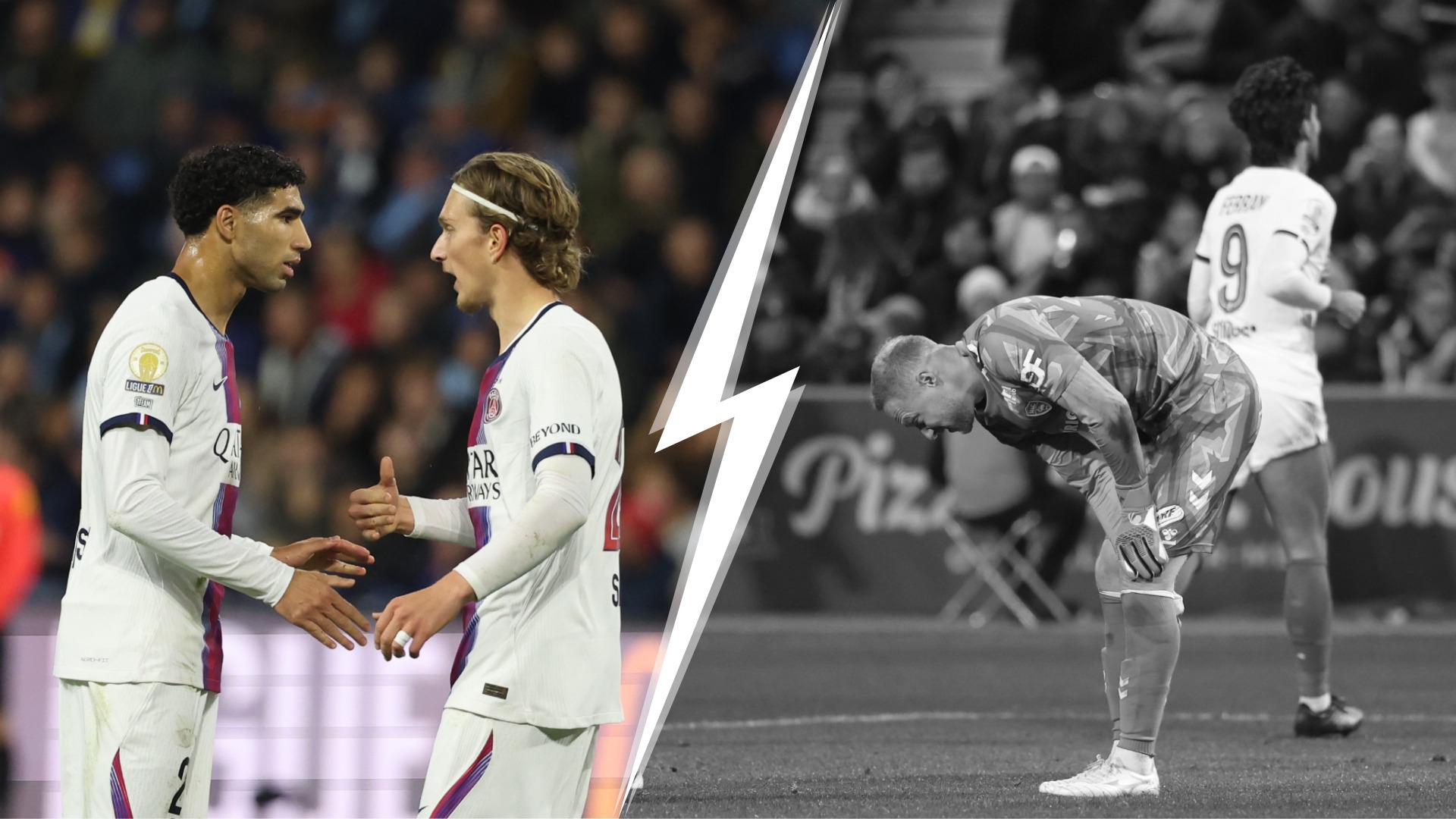 Le Havre-PSG : Hakimi vitesse Mach 3, Godts prend ses marques, le HAC boit la tasse… Les tops et flops